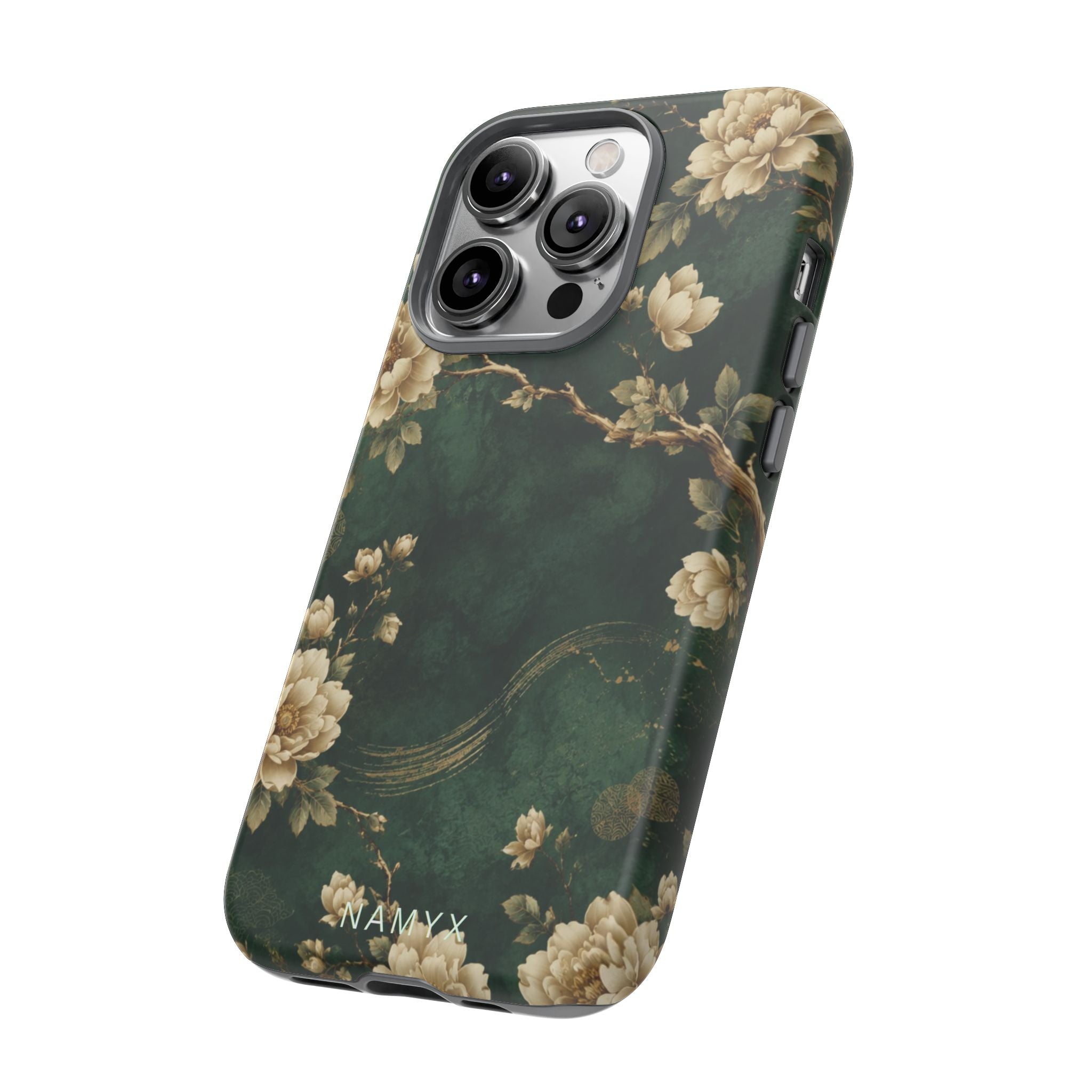 Floral Jade Tough Phone Case