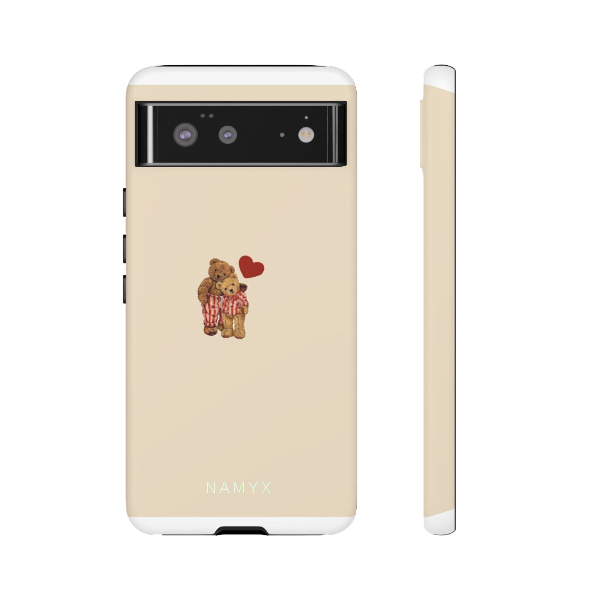 Teddy Heart Phone Case — Cute Vintage Plush Bear Protective iPhone Case