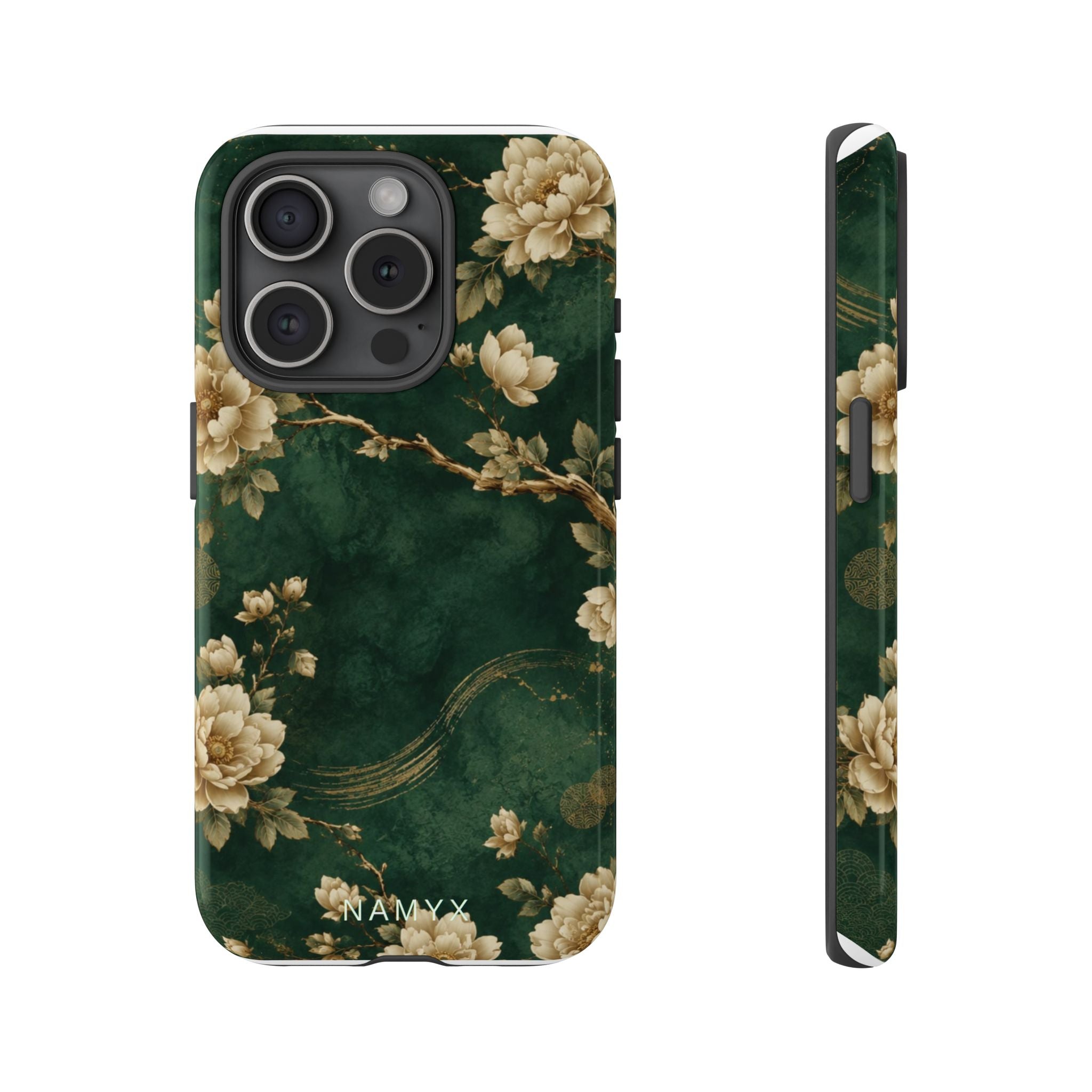 Floral Jade Tough Phone Case