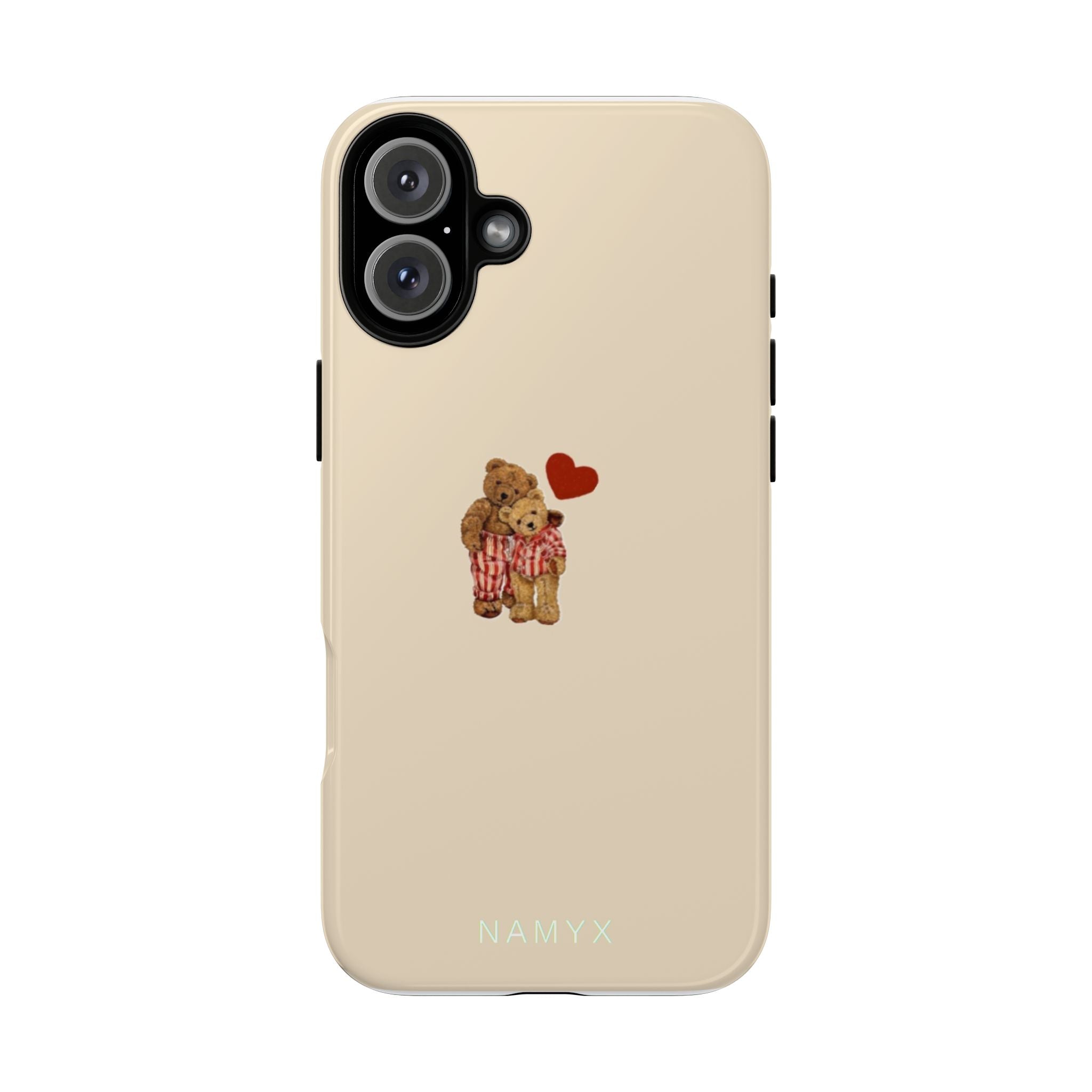 Teddy Heart Phone Case — Cute Vintage Plush Bear Protective iPhone Case