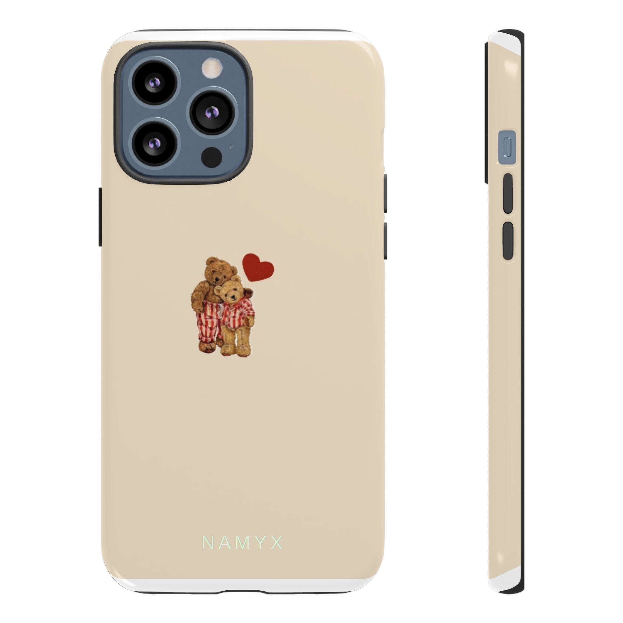 Teddy Heart Phone Case — Cute Vintage Plush Bear Protective iPhone Case