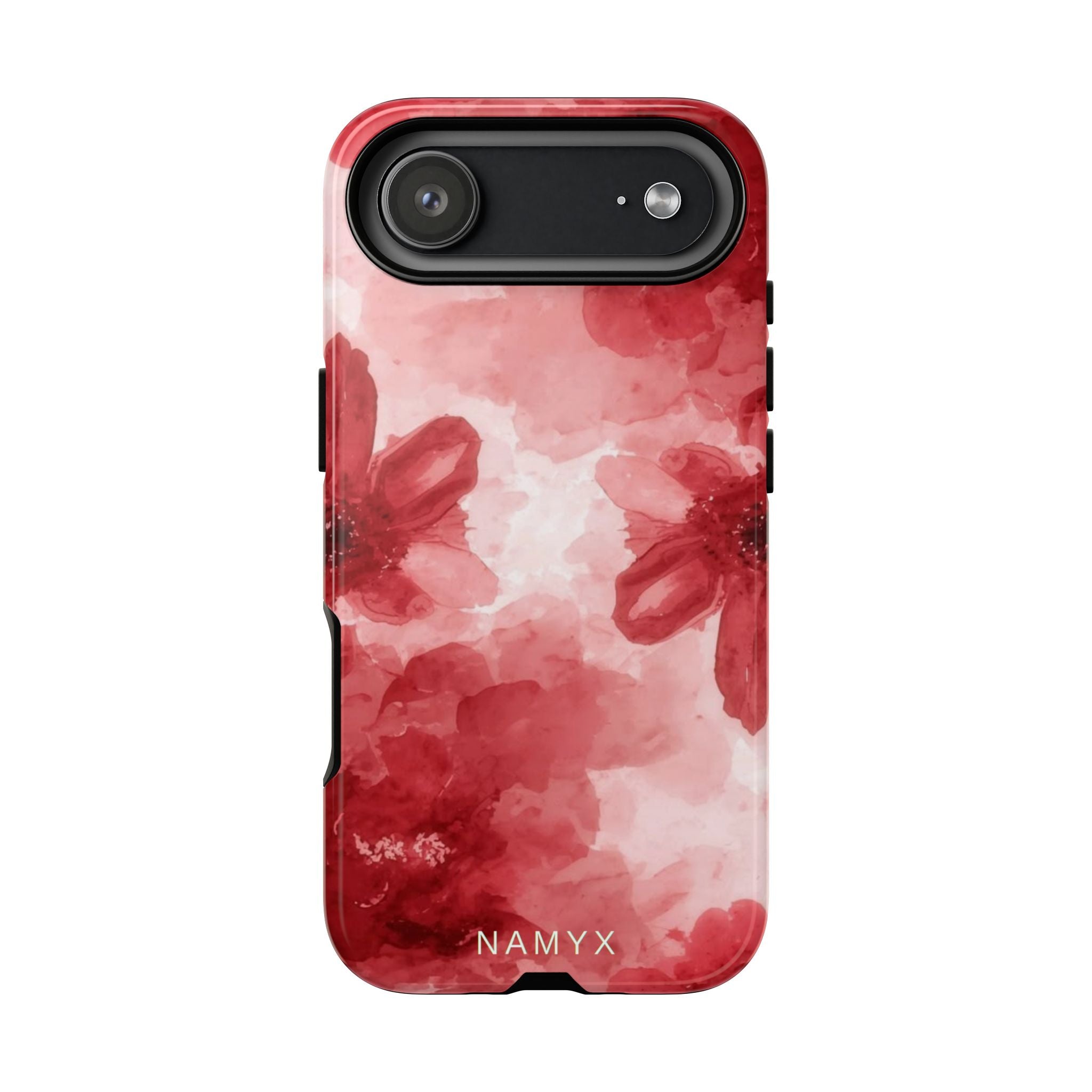 Floral Red Watercolor Tough Phone Case