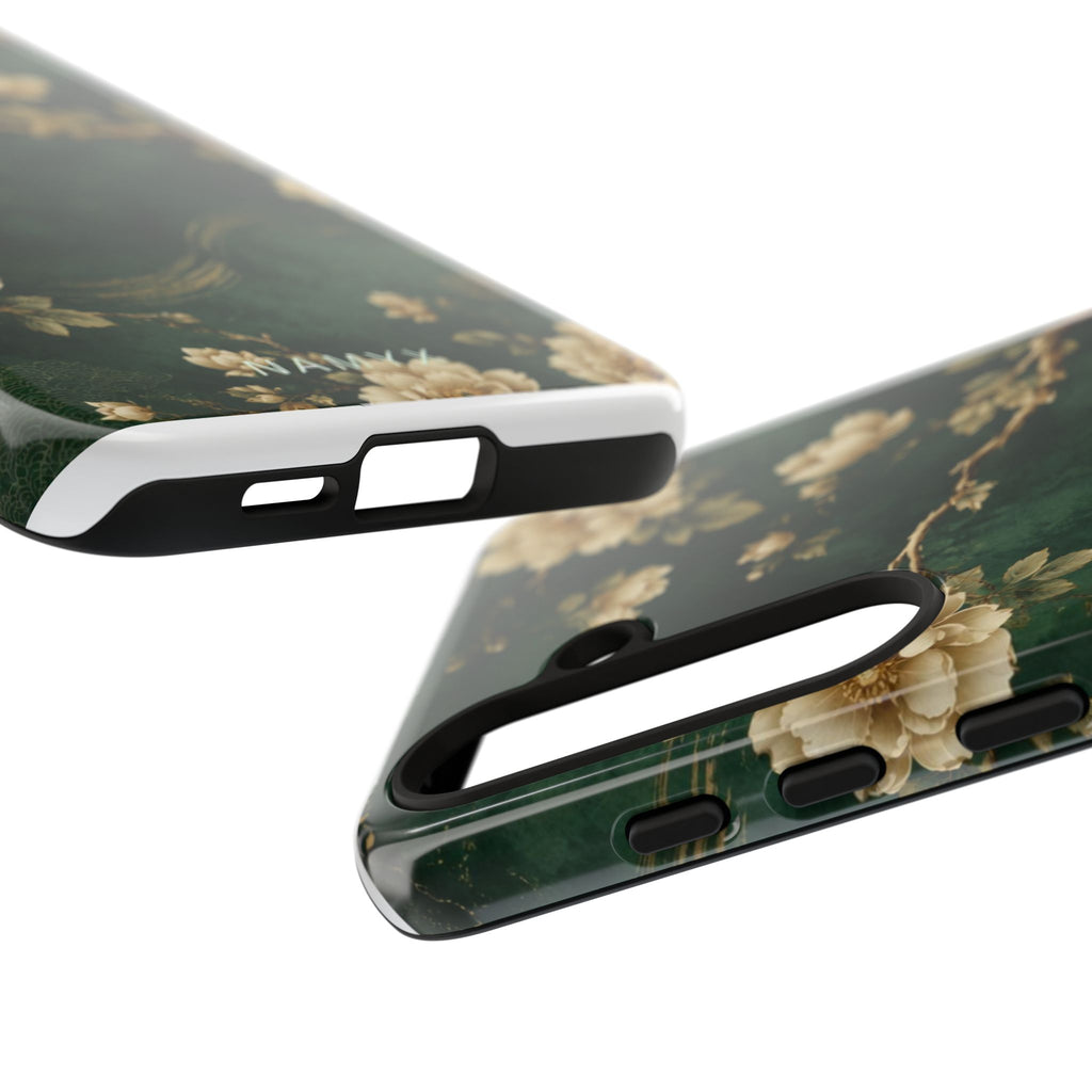 Floral Jade Tough Phone Case