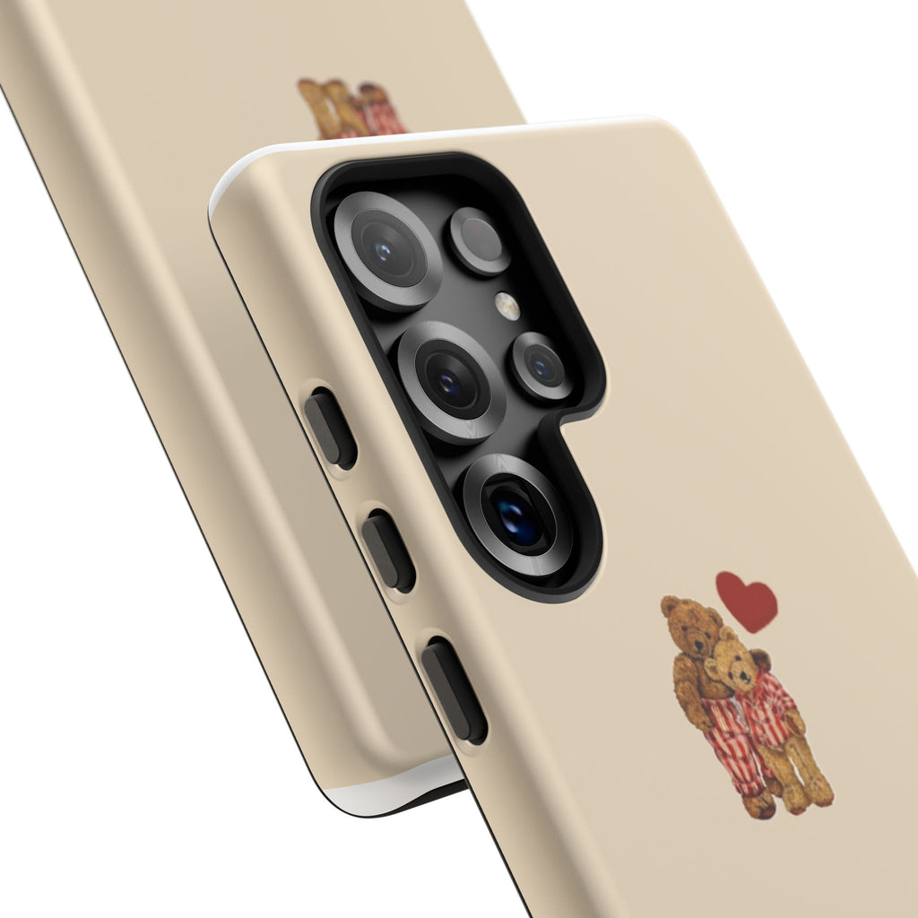 Teddy Heart Phone Case — Cute Vintage Plush Bear Protective iPhone Case