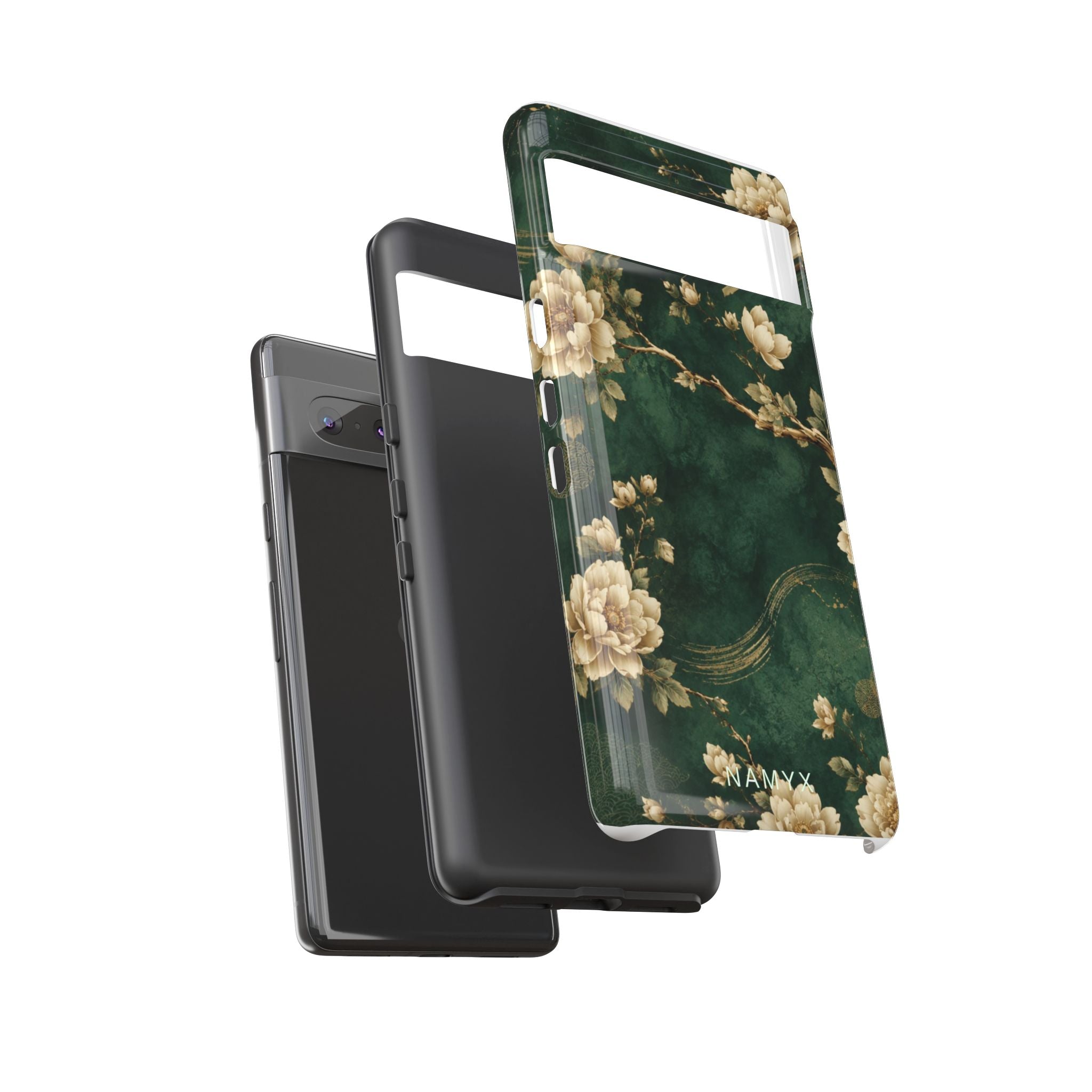 Floral Jade Tough Phone Case