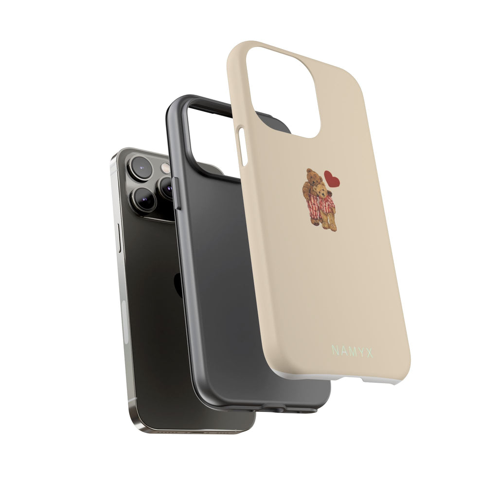 Teddy Heart Phone Case — Cute Vintage Plush Bear Protective iPhone Case