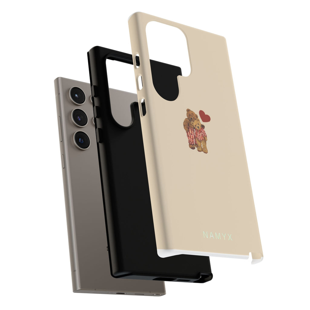 Teddy Heart Phone Case — Cute Vintage Plush Bear Protective iPhone Case