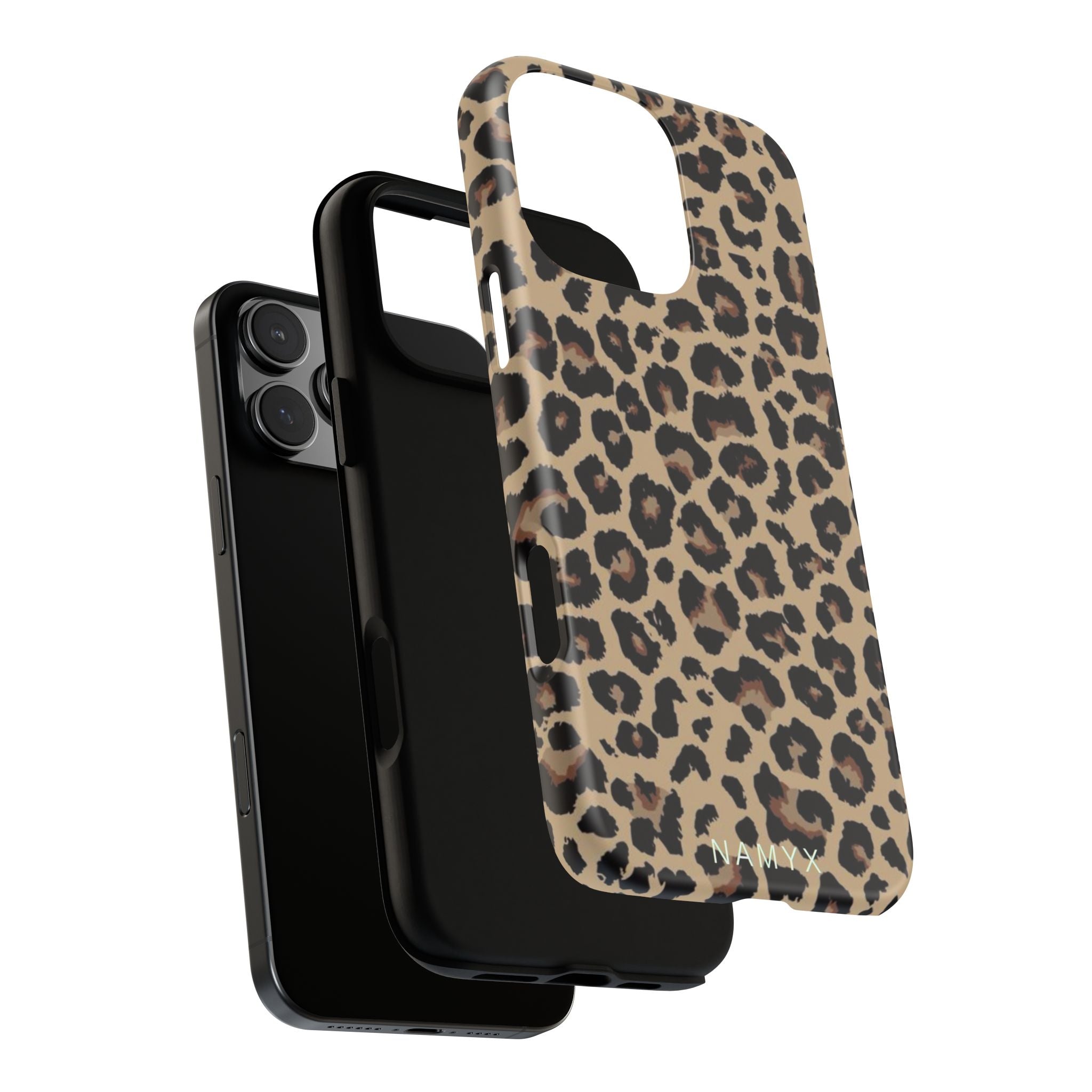 Leopard Print Tough Phone Case – Durable Protective Animal Print Phone Cover