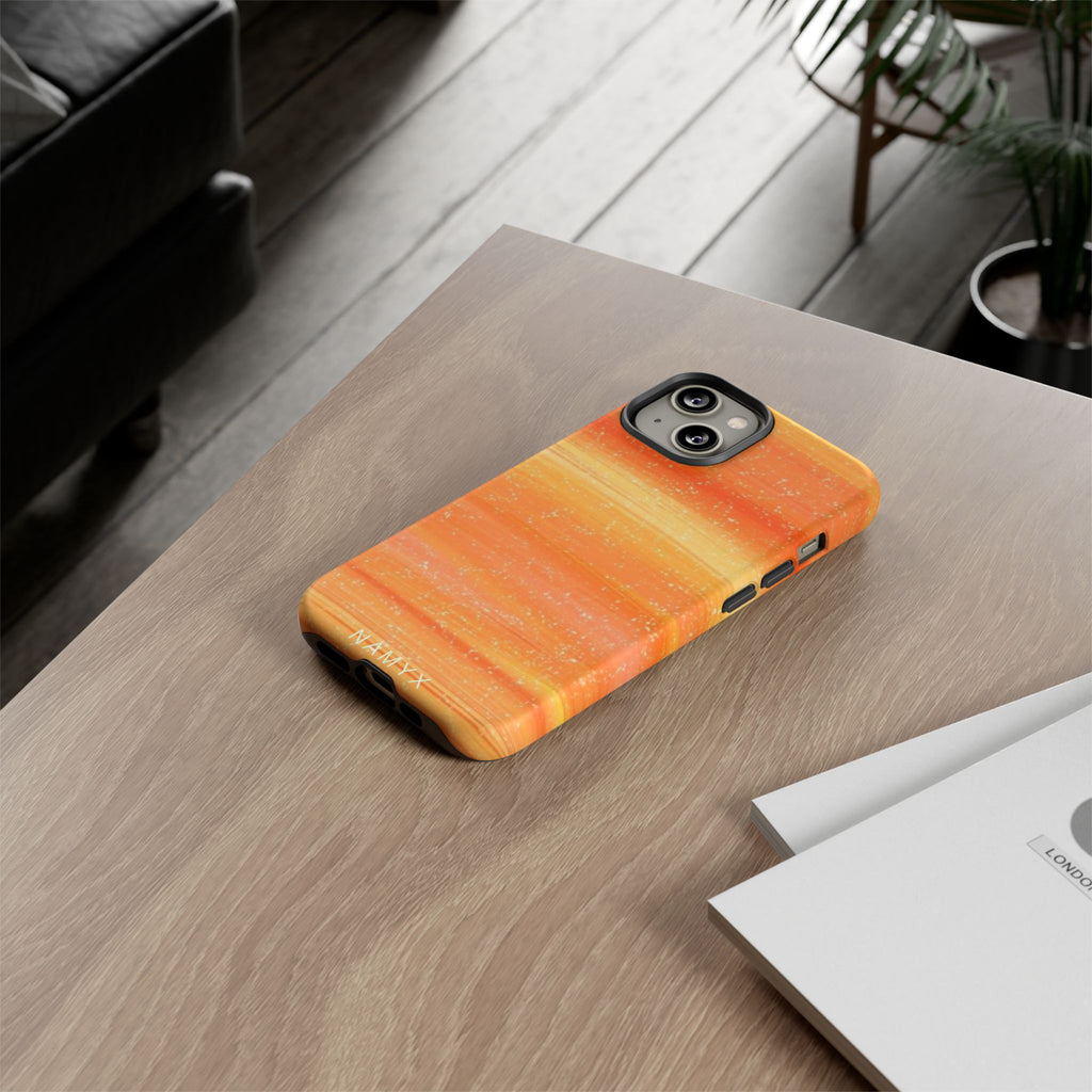 Orange Sunset Tough Phone Case