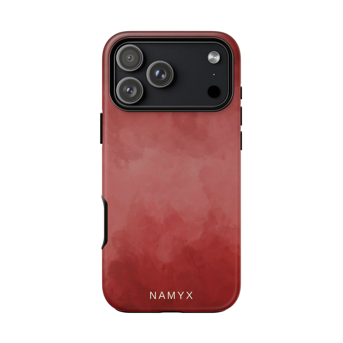Red Watercolor Tough Phone Case — Durable Protective iPhone Cover