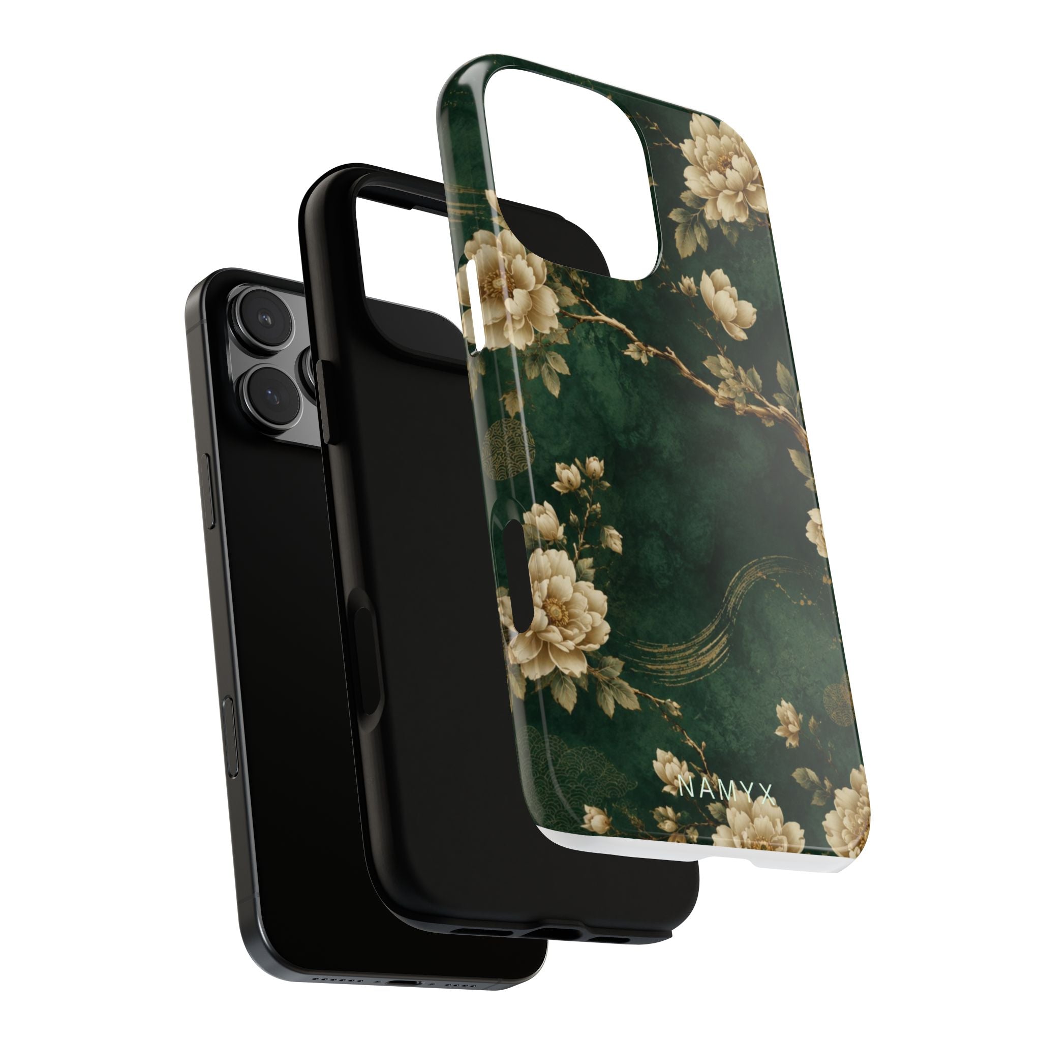 Floral Jade Tough Phone Case
