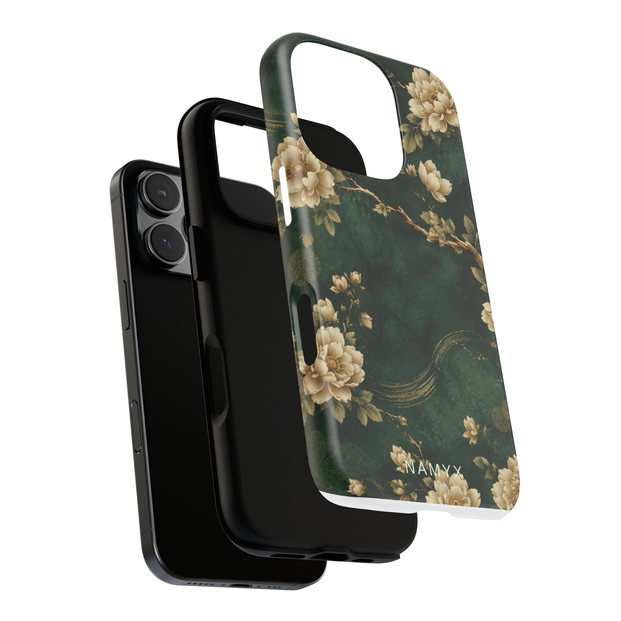 Floral Jade Tough Phone Case