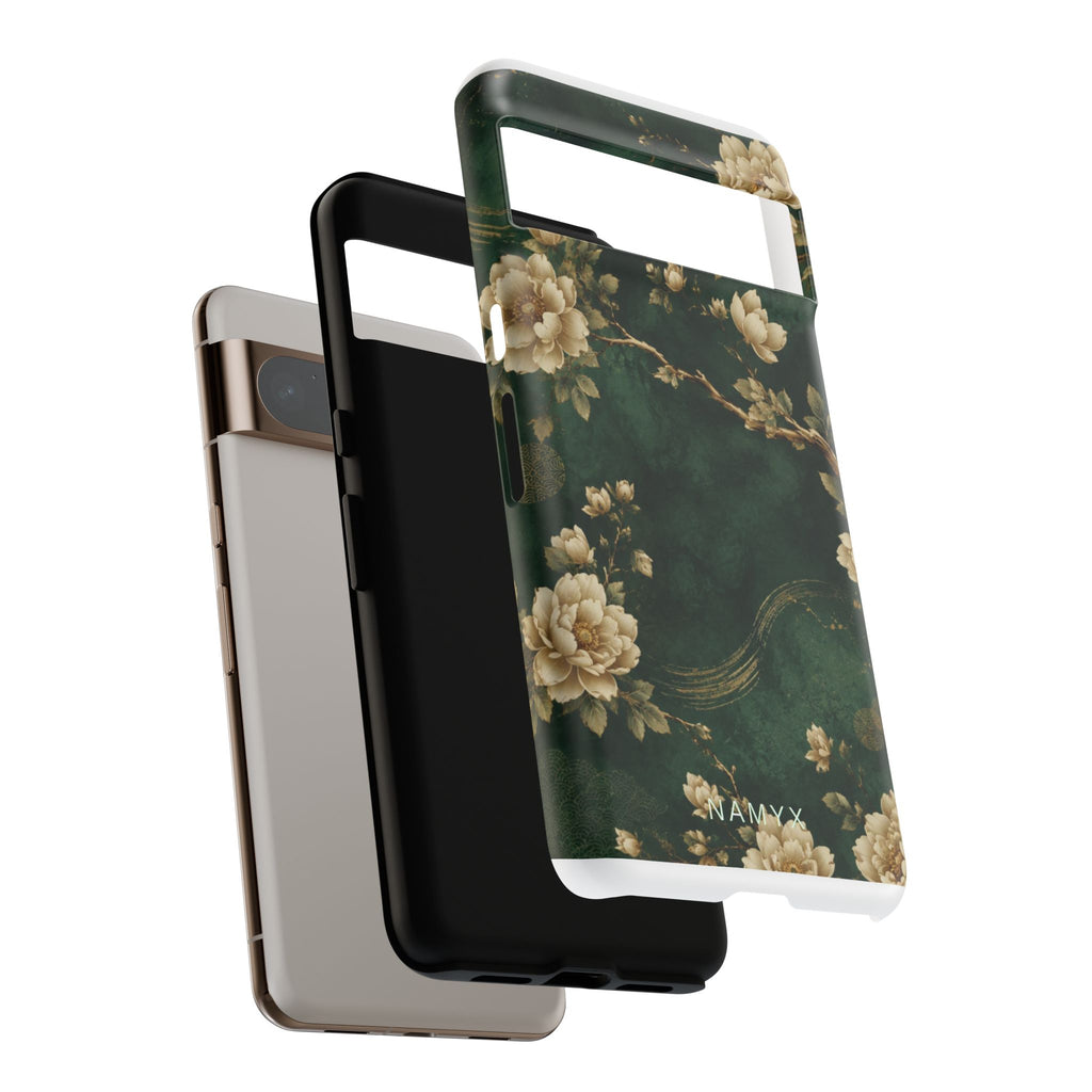Floral Jade Tough Phone Case