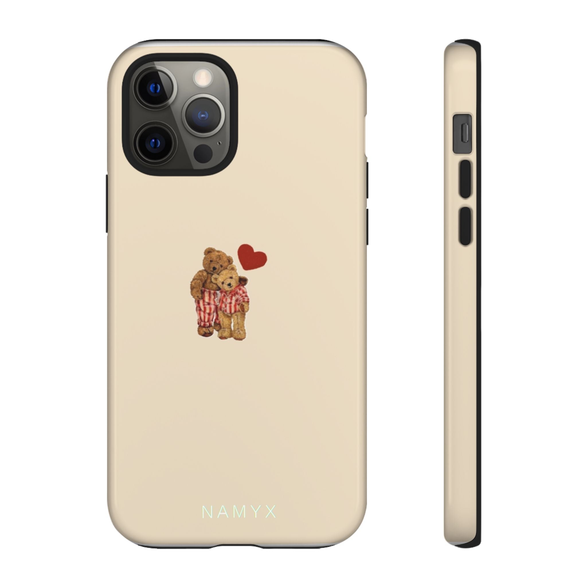 Teddy Heart Phone Case — Cute Vintage Plush Bear Protective iPhone Case