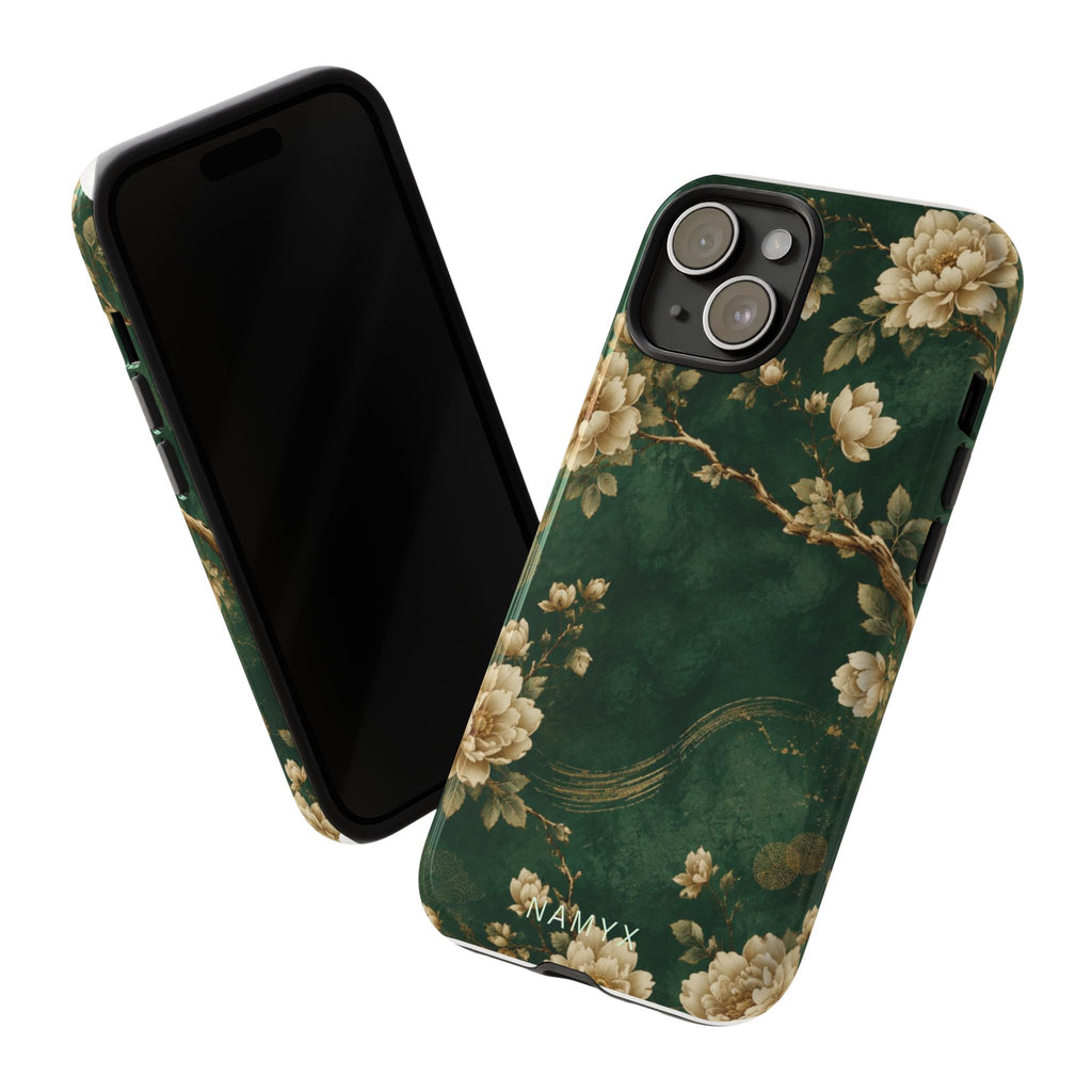 Floral Jade Tough Phone Case