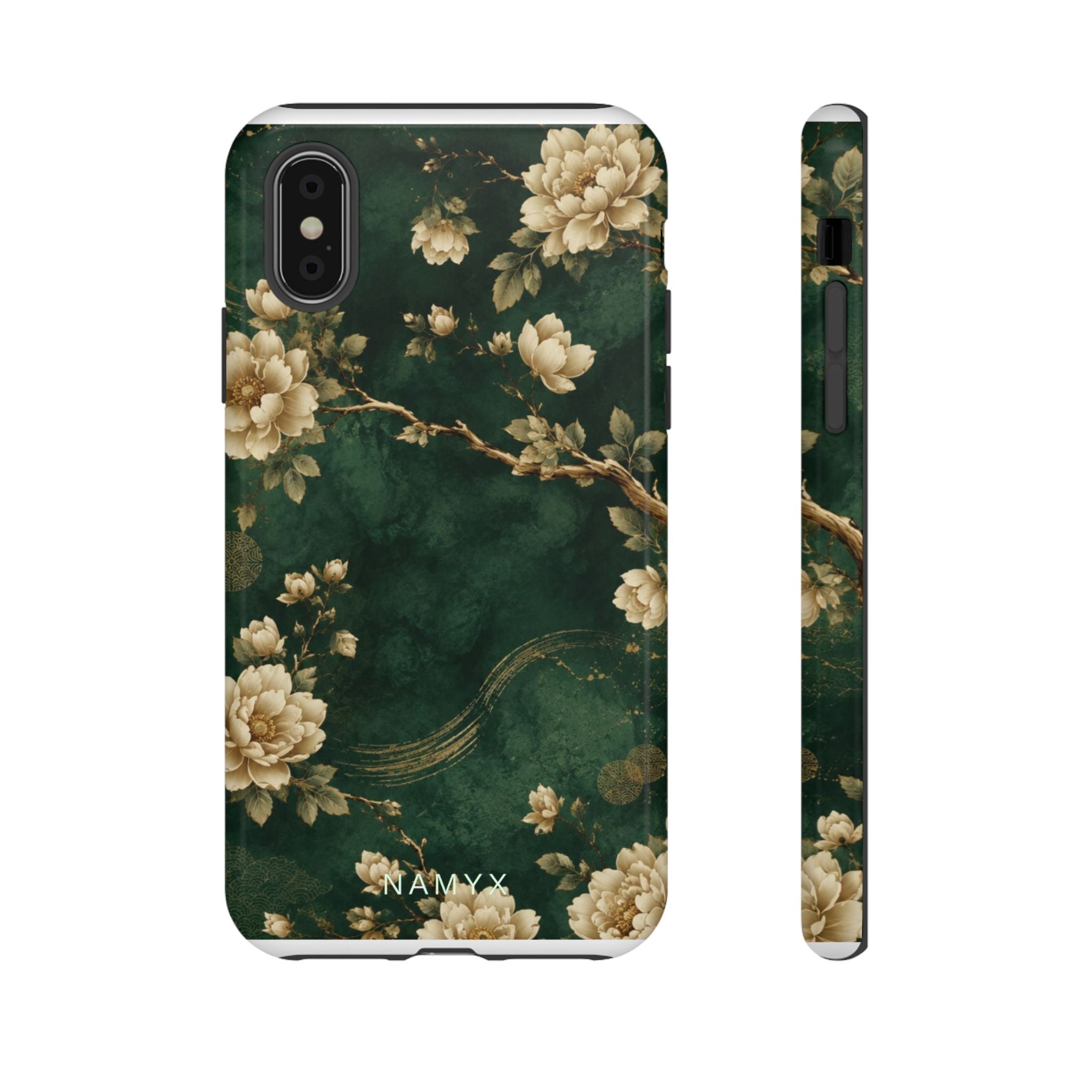 Floral Jade Tough Phone Case
