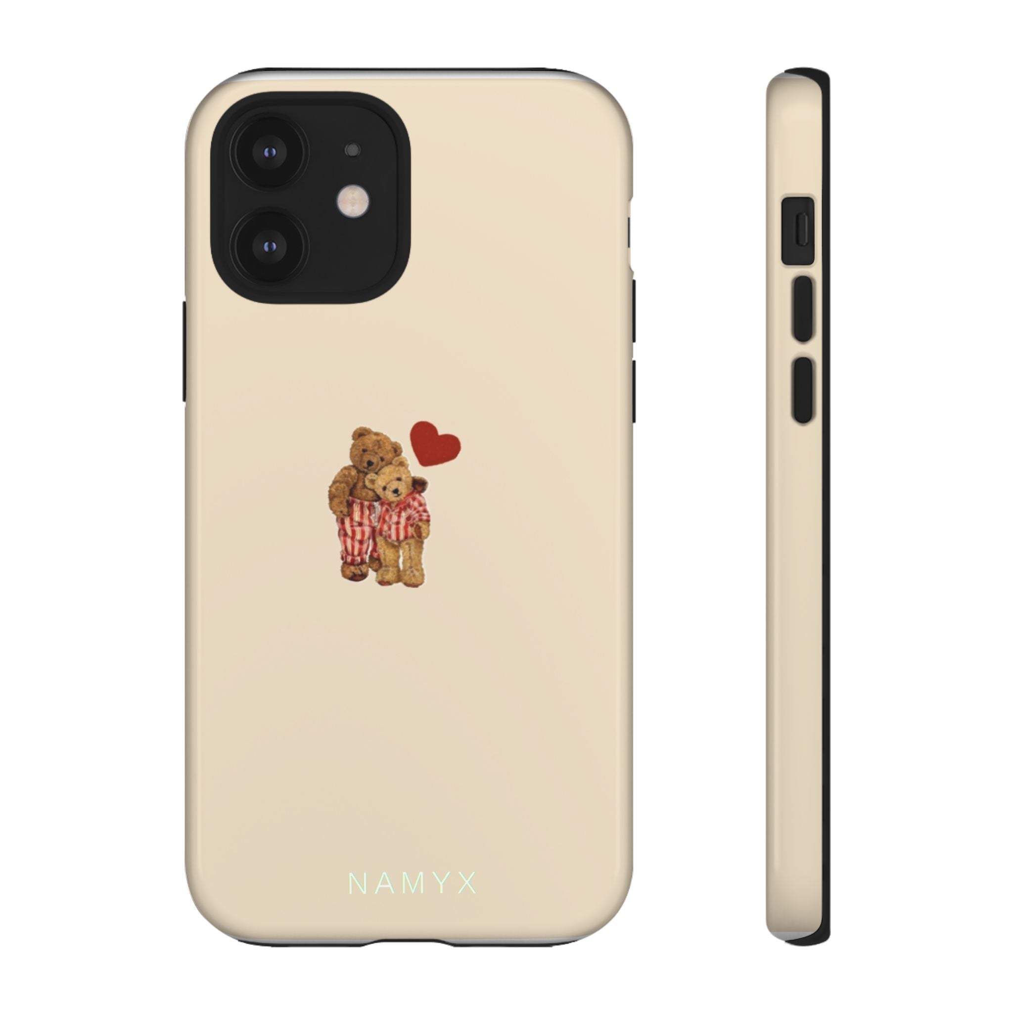 Teddy Heart Phone Case — Cute Vintage Plush Bear Protective iPhone Case
