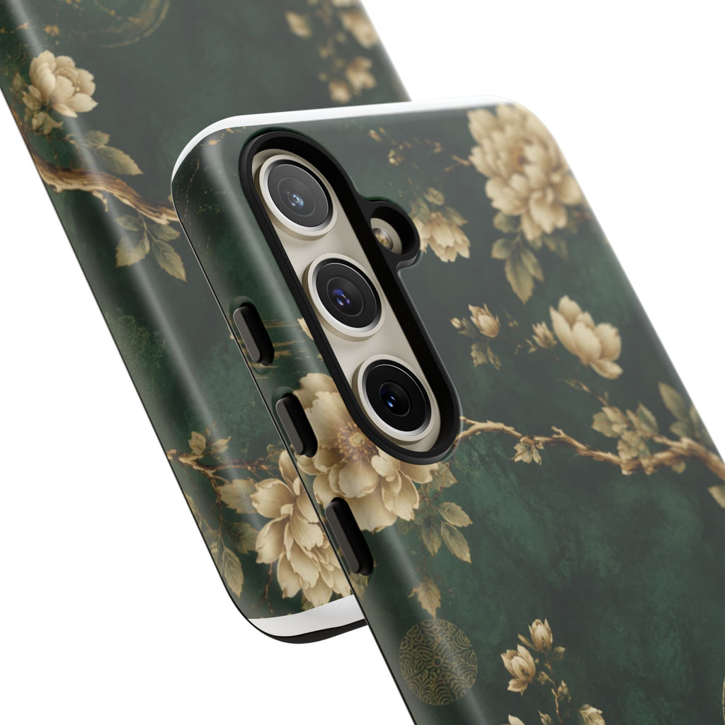 Floral Jade Tough Phone Case
