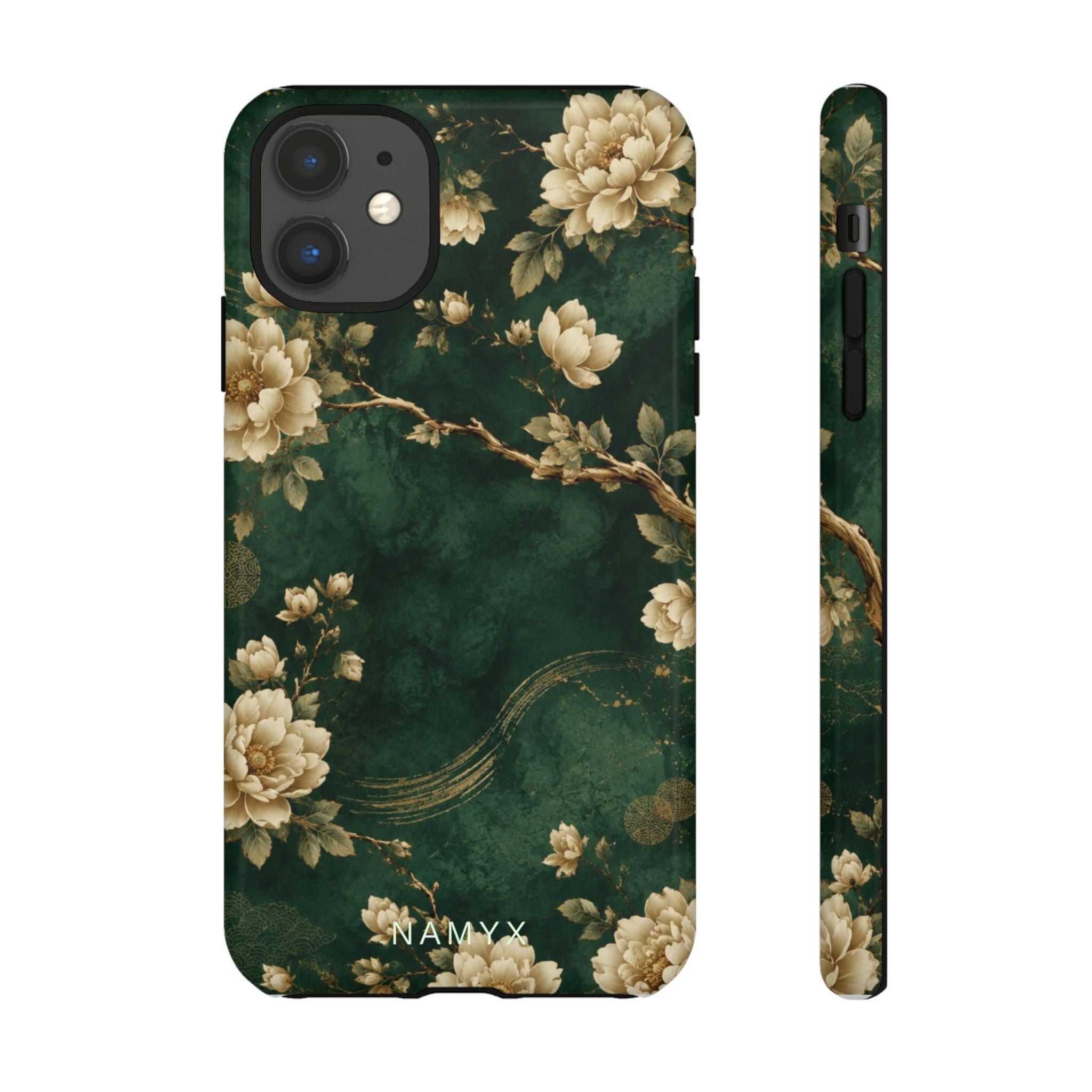 Floral Jade Tough Phone Case