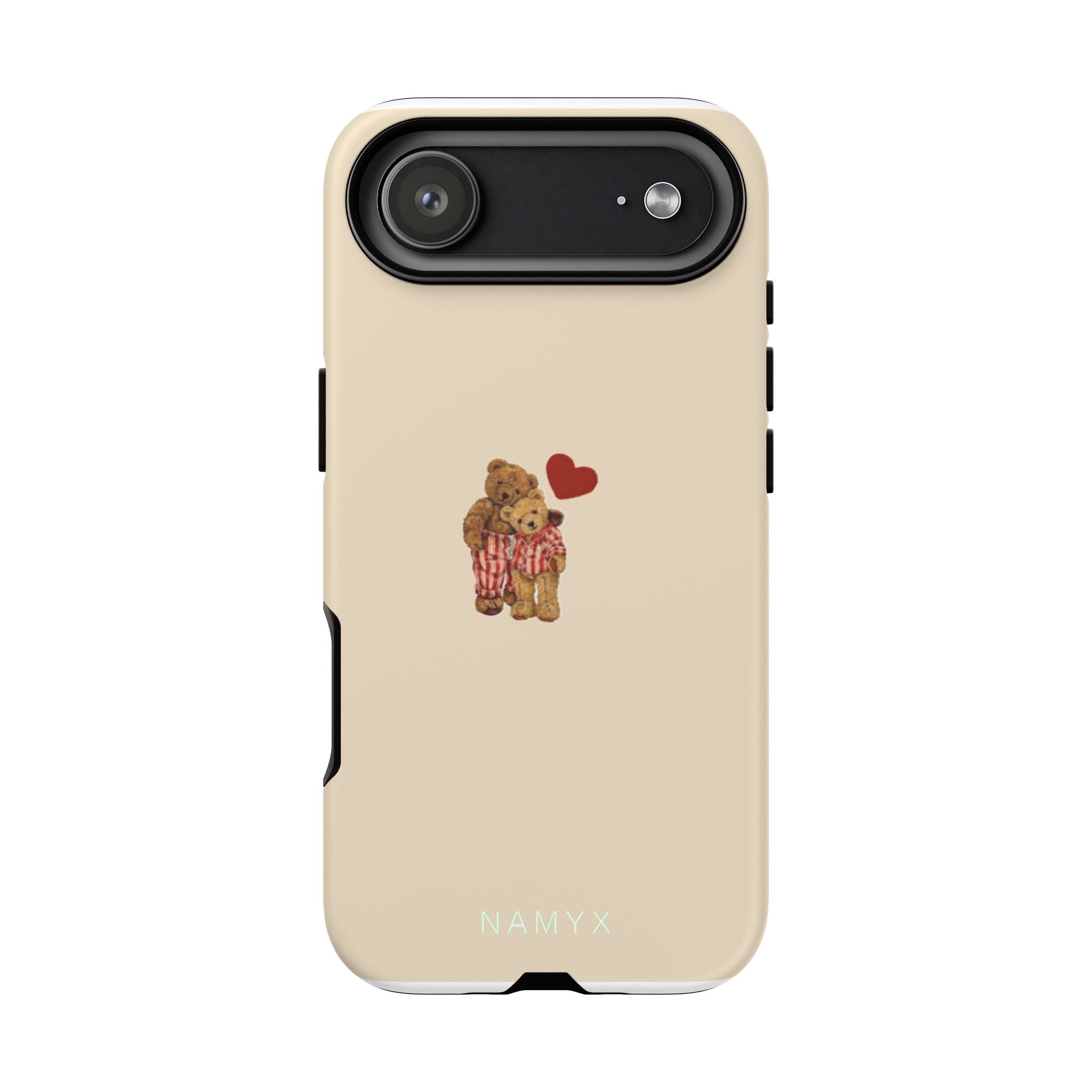 Teddy Heart Phone Case — Cute Vintage Plush Bear Protective iPhone Case