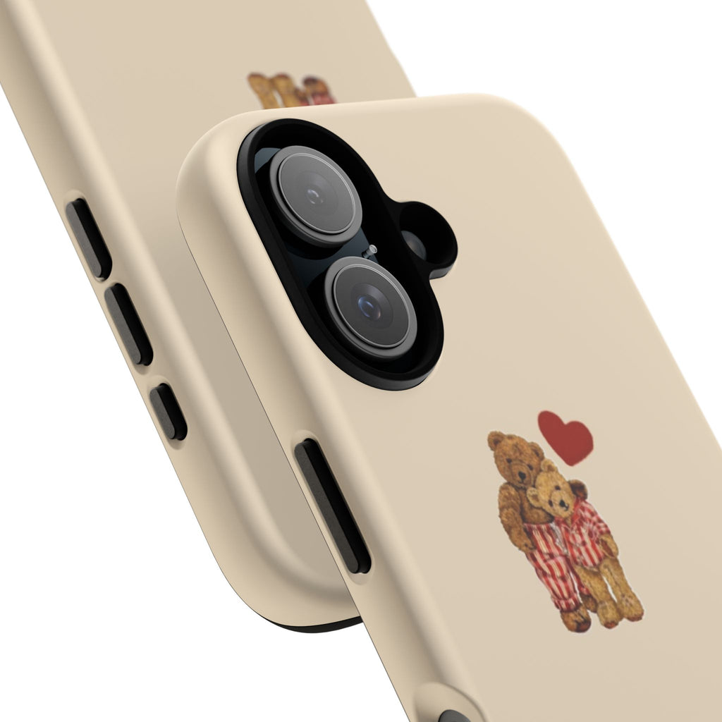Teddy Heart Phone Case — Cute Vintage Plush Bear Protective iPhone Case