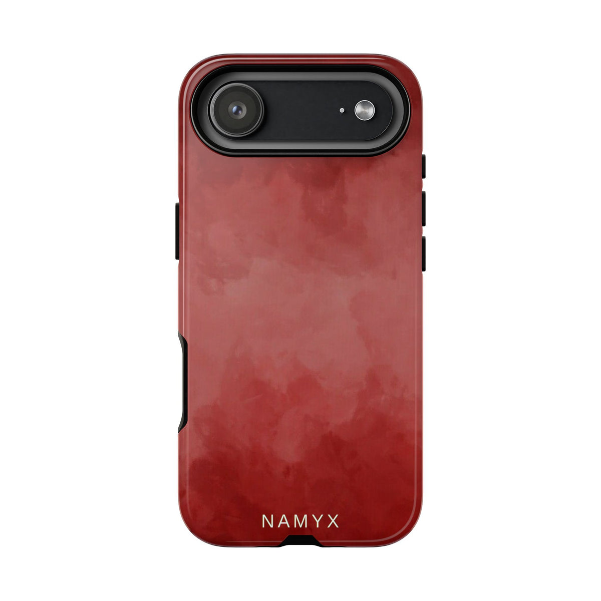 Red Watercolor Tough Phone Case — Durable Protective iPhone Cover