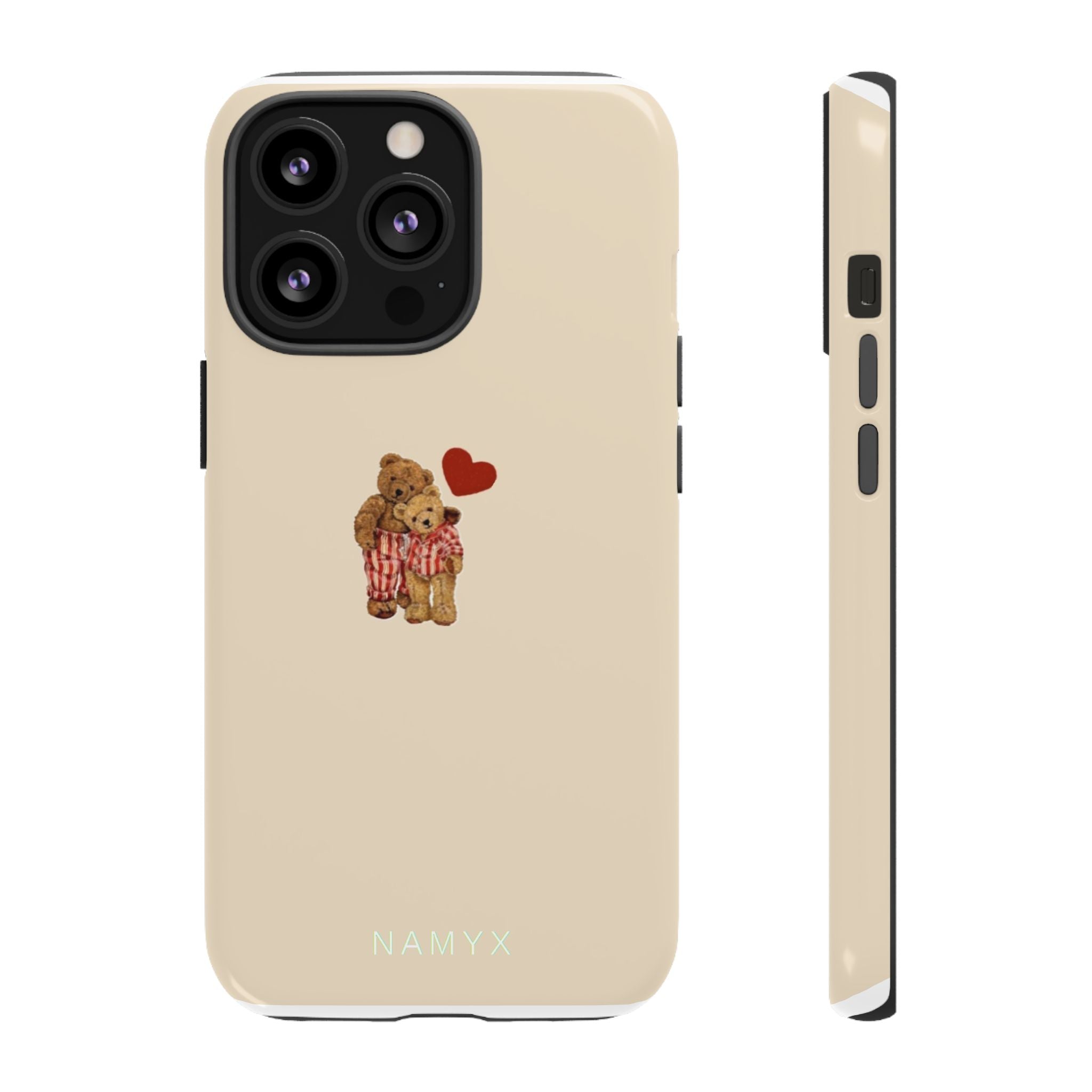 Teddy Heart Phone Case — Cute Vintage Plush Bear Protective iPhone Case