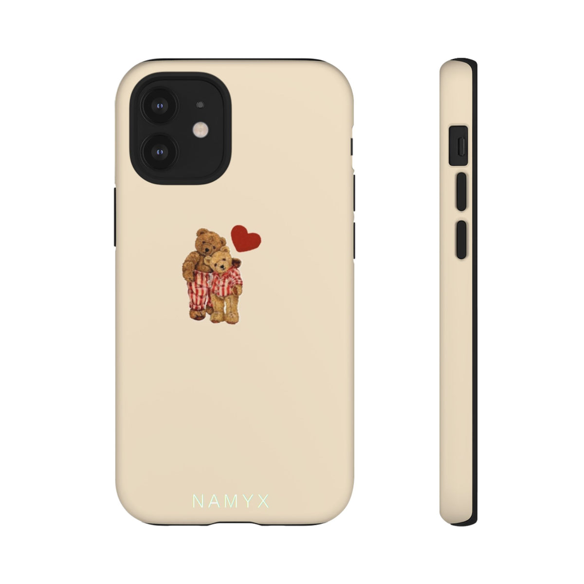 Teddy Heart Phone Case — Cute Vintage Plush Bear Protective iPhone Case
