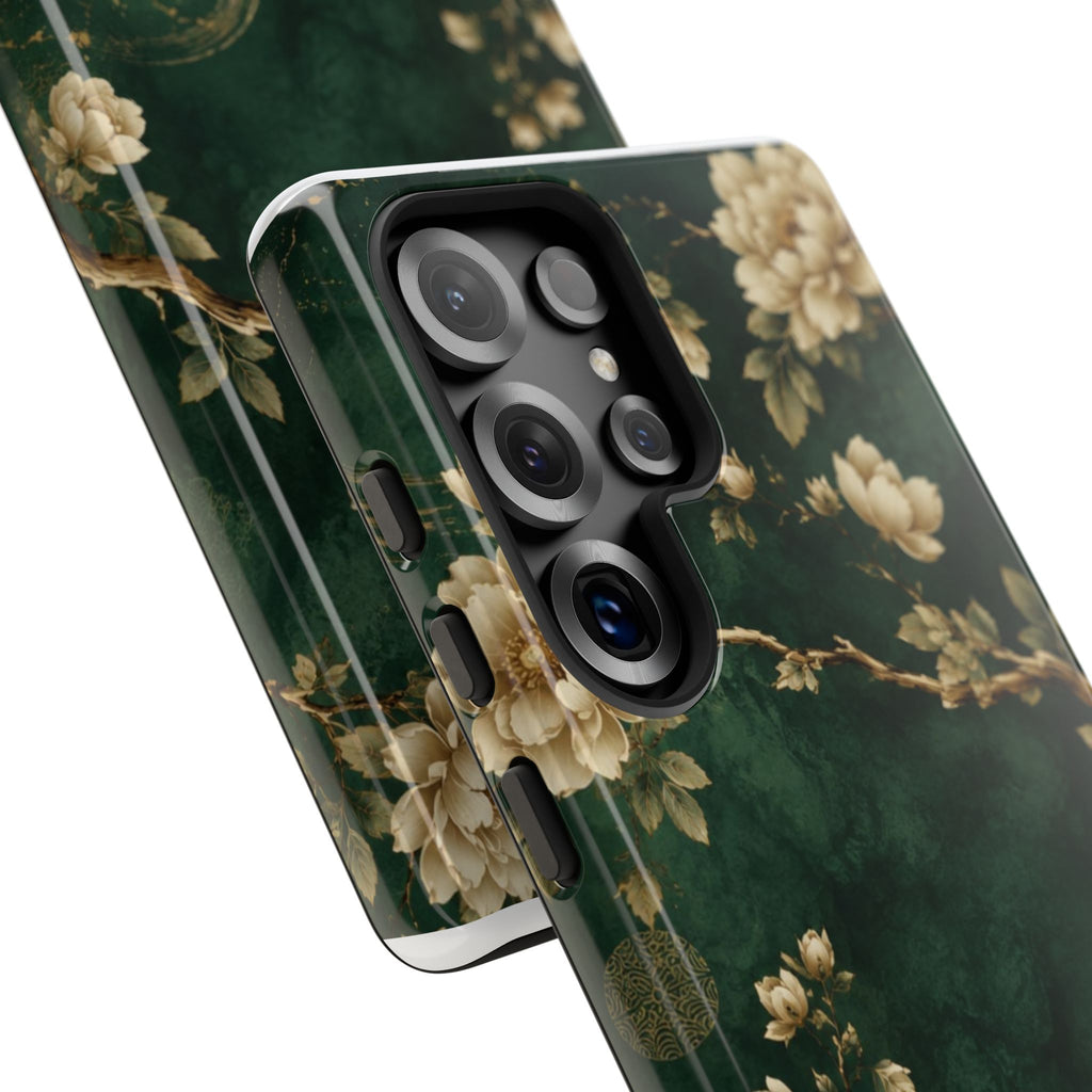 Floral Jade Tough Phone Case