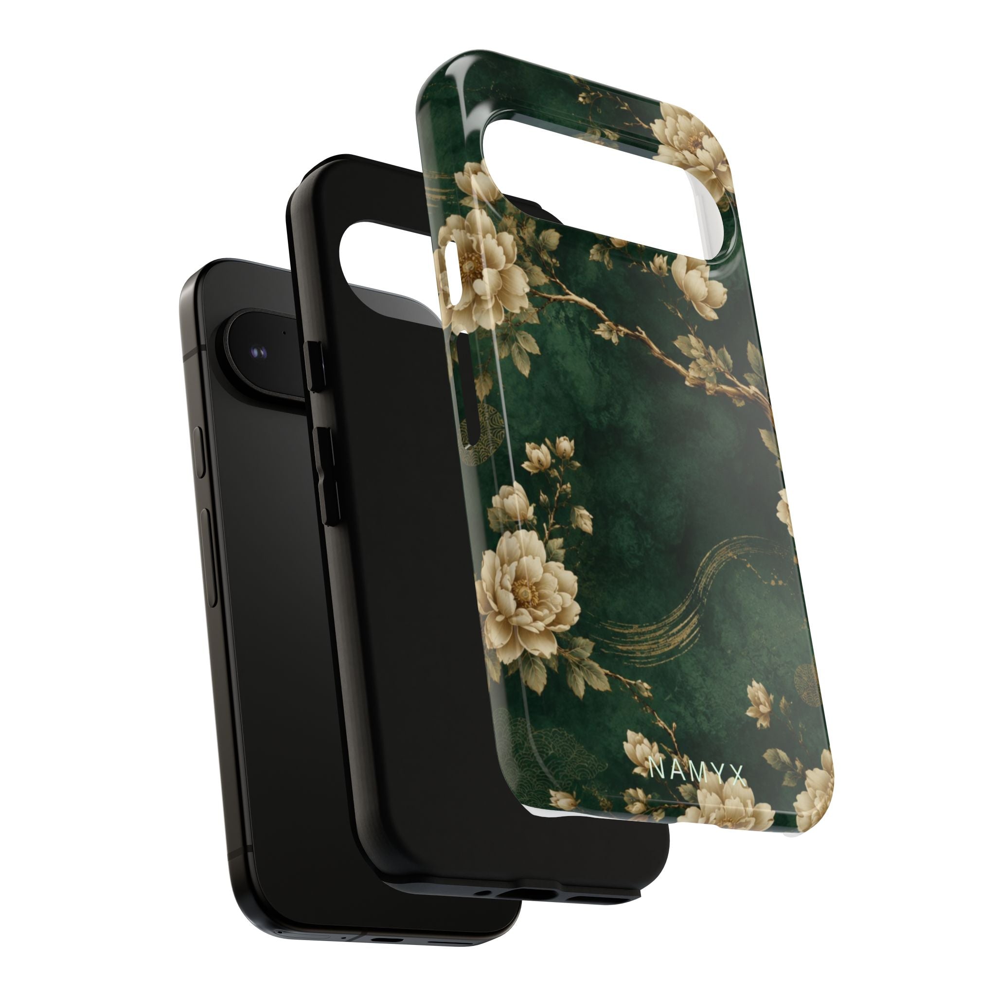 Floral Jade Tough Phone Case