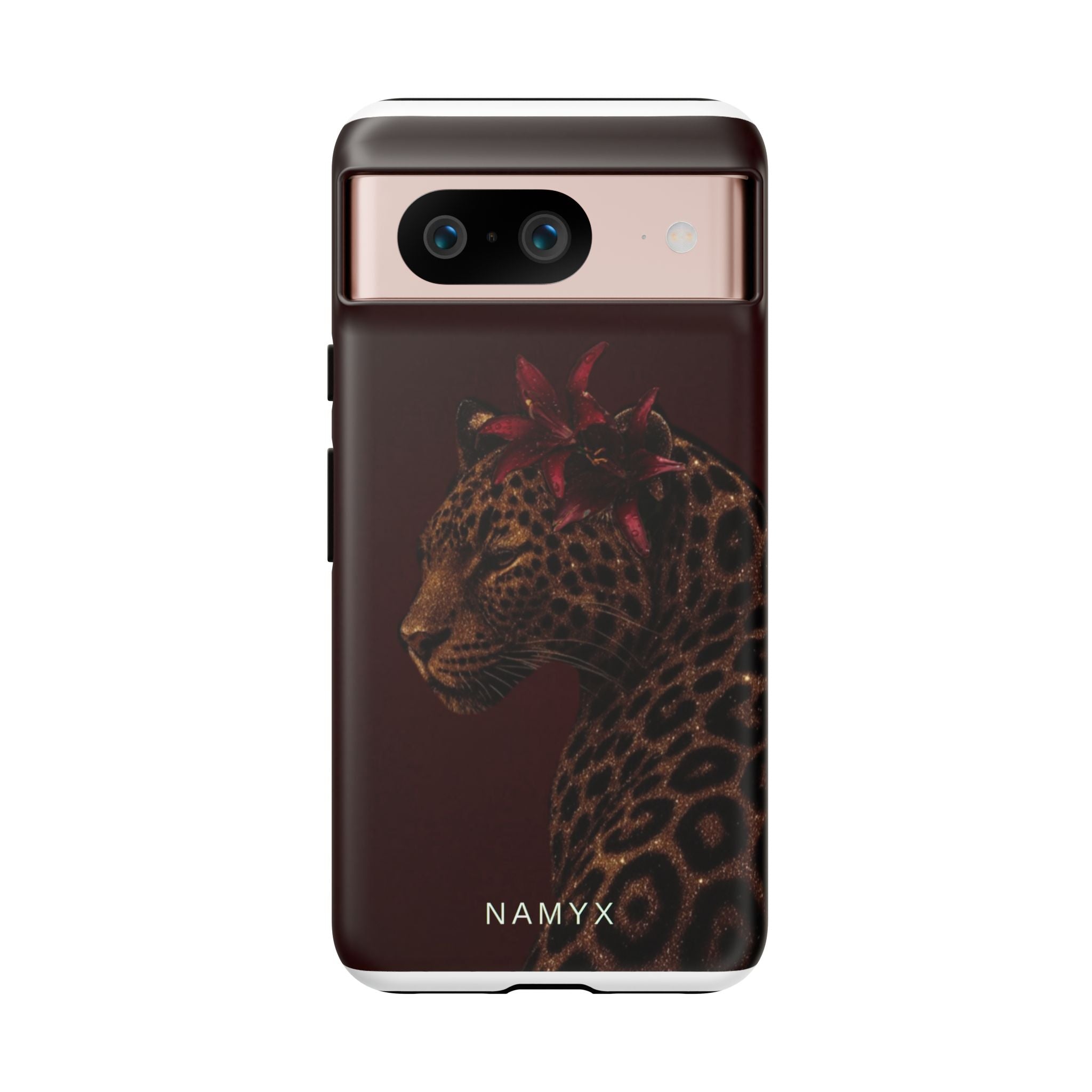 Leopard Floral Tough Phone Case