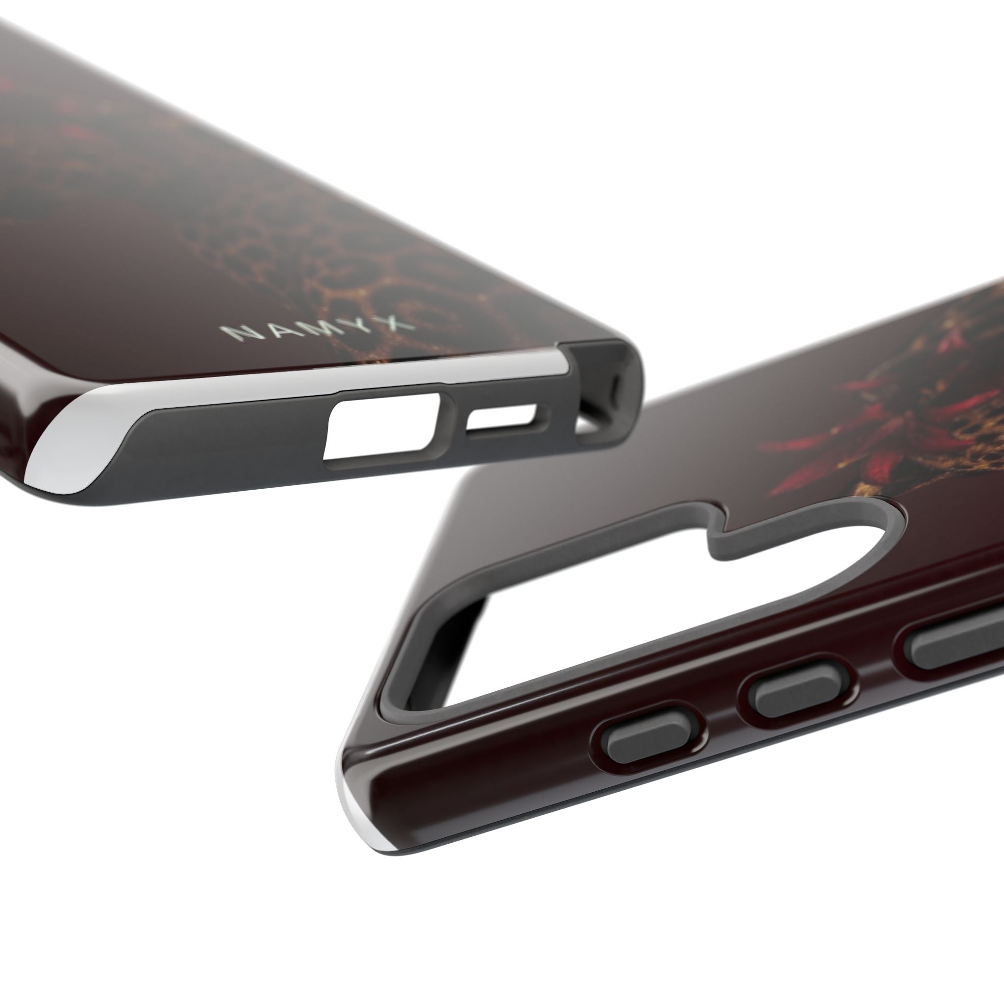 Leopard Floral Tough Phone Case