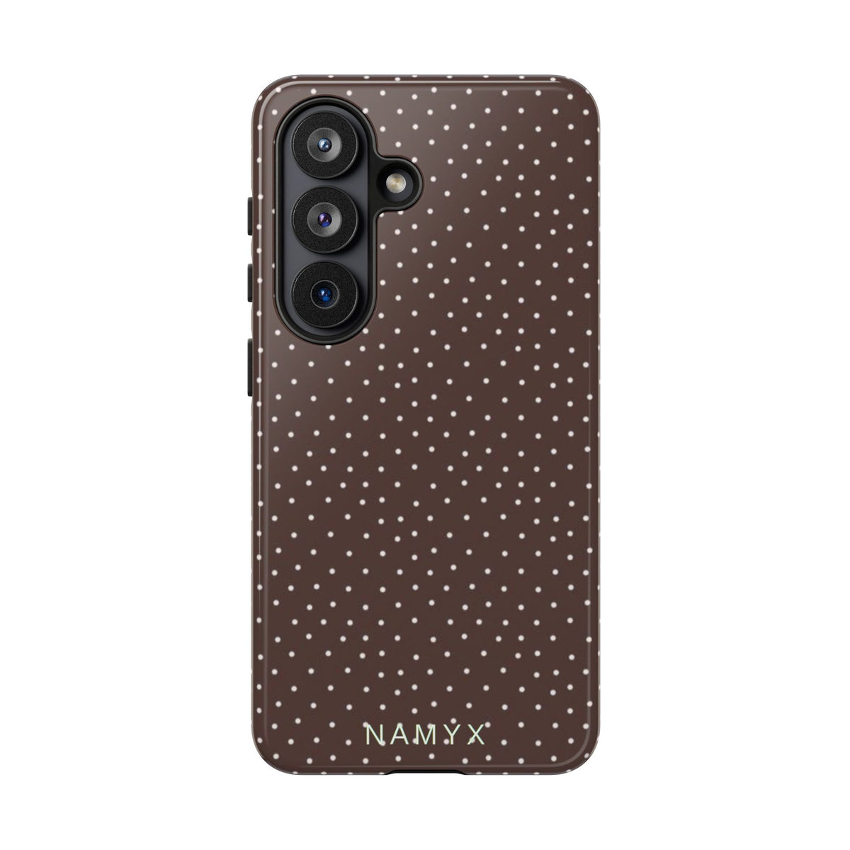 Brown Polka Dot Tough Phone Case - Slim Protective iPhone Cover