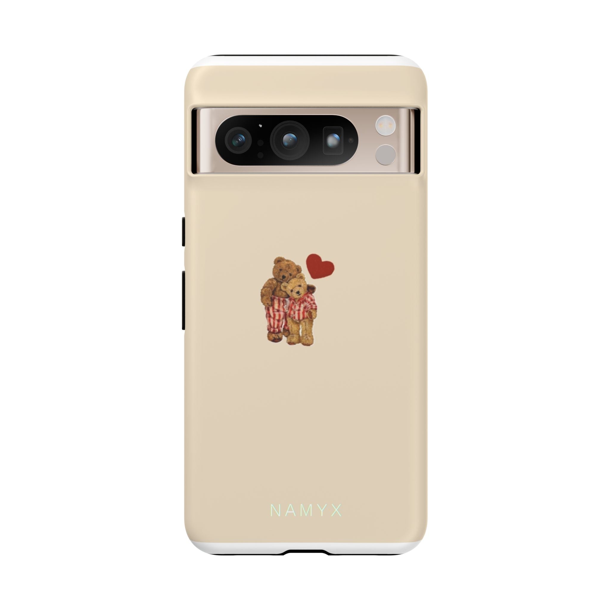 Teddy Heart Phone Case — Cute Vintage Plush Bear Protective iPhone Case