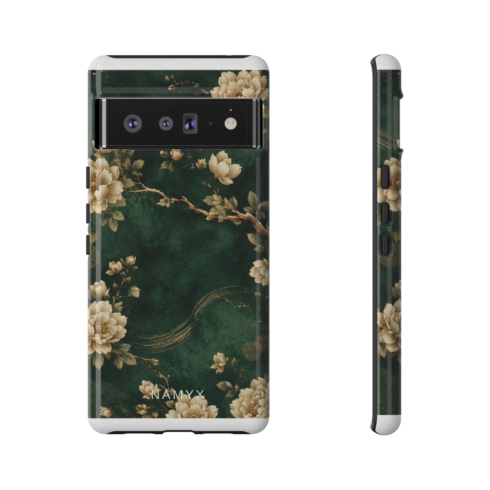 Floral Jade Tough Phone Case