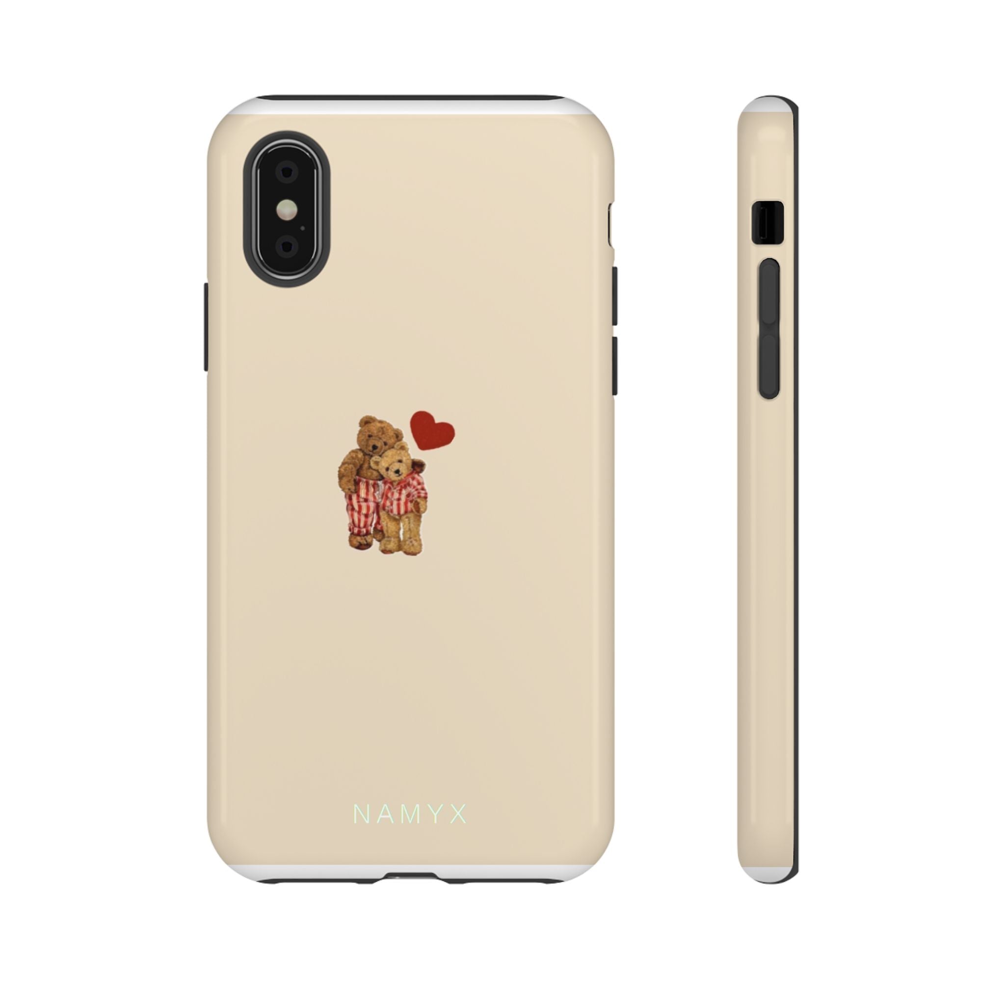 Teddy Heart Phone Case — Cute Vintage Plush Bear Protective iPhone Case