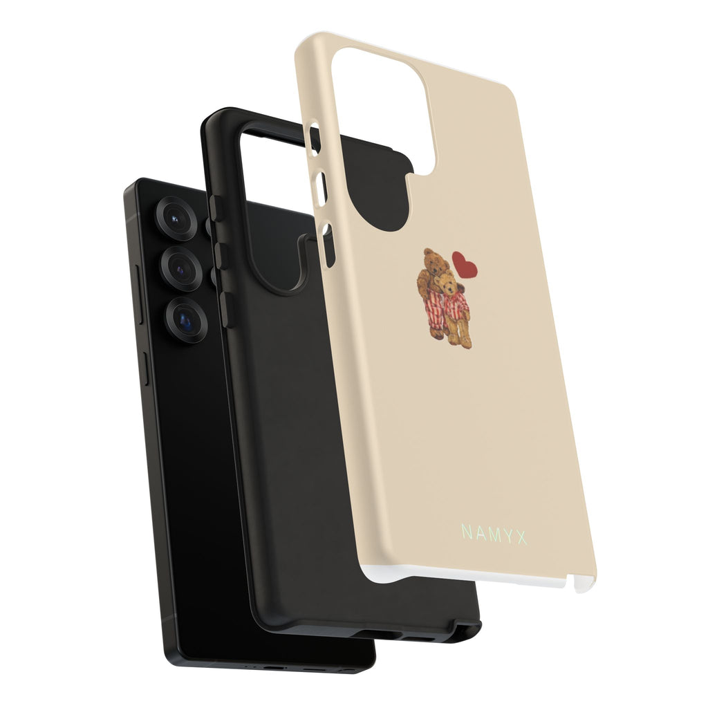 Teddy Heart Phone Case — Cute Vintage Plush Bear Protective iPhone Case