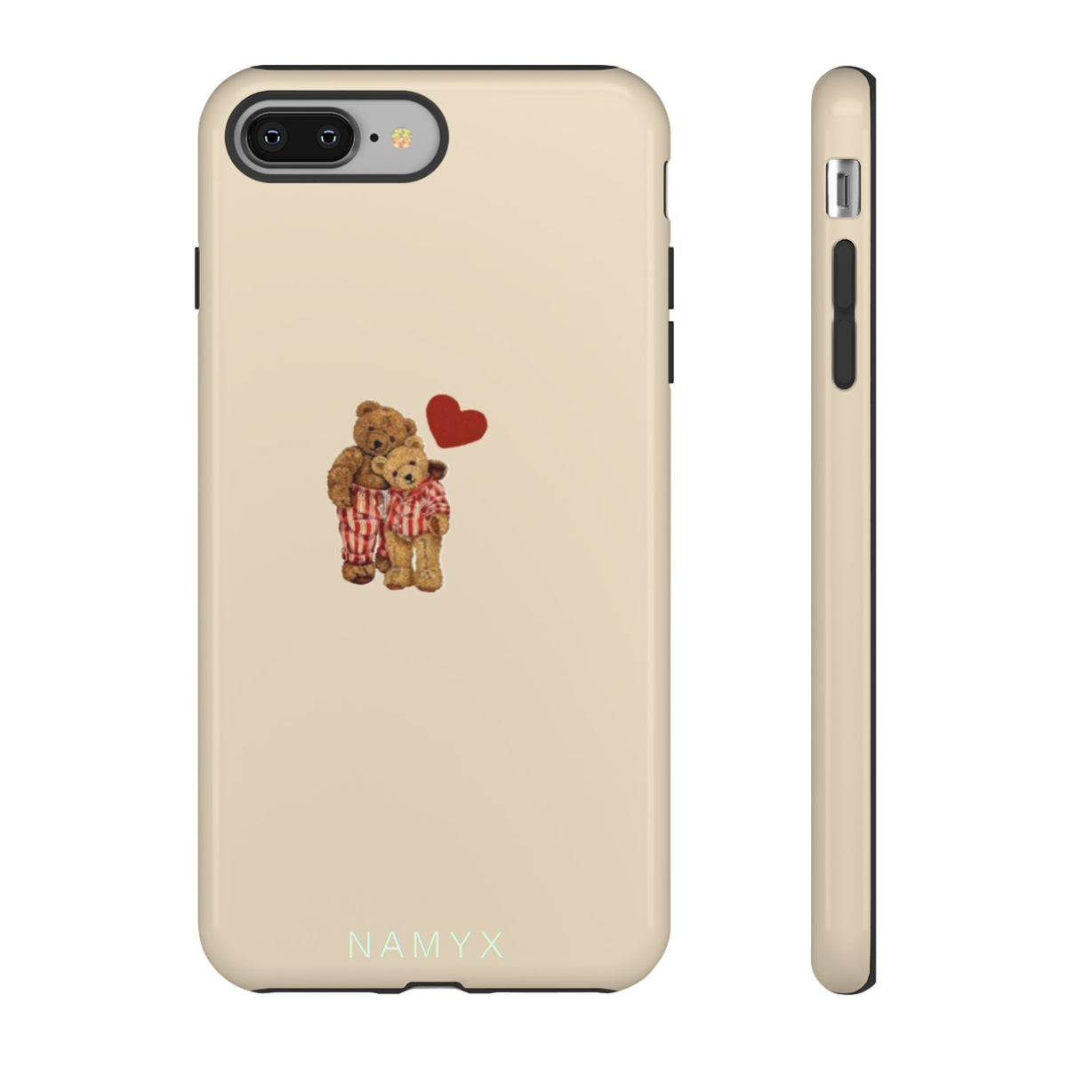 Teddy Heart Phone Case — Cute Vintage Plush Bear Protective iPhone Case