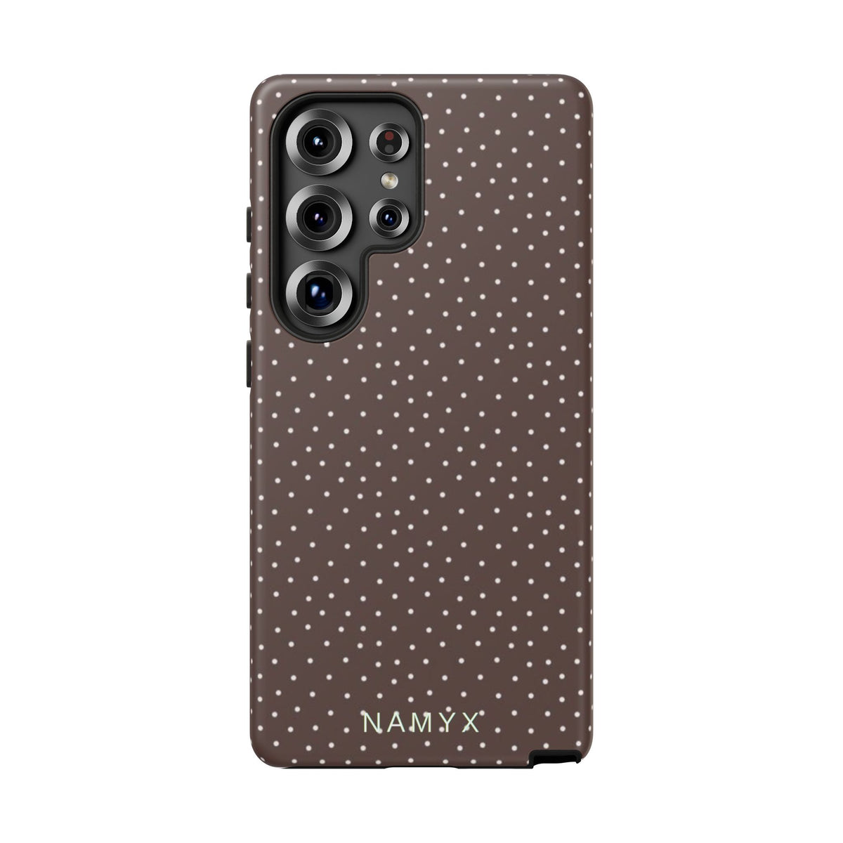Brown Polka Dot Tough Phone Case - Slim Protective iPhone Cover