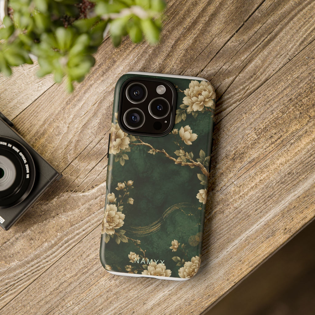 Floral Jade Tough Phone Case
