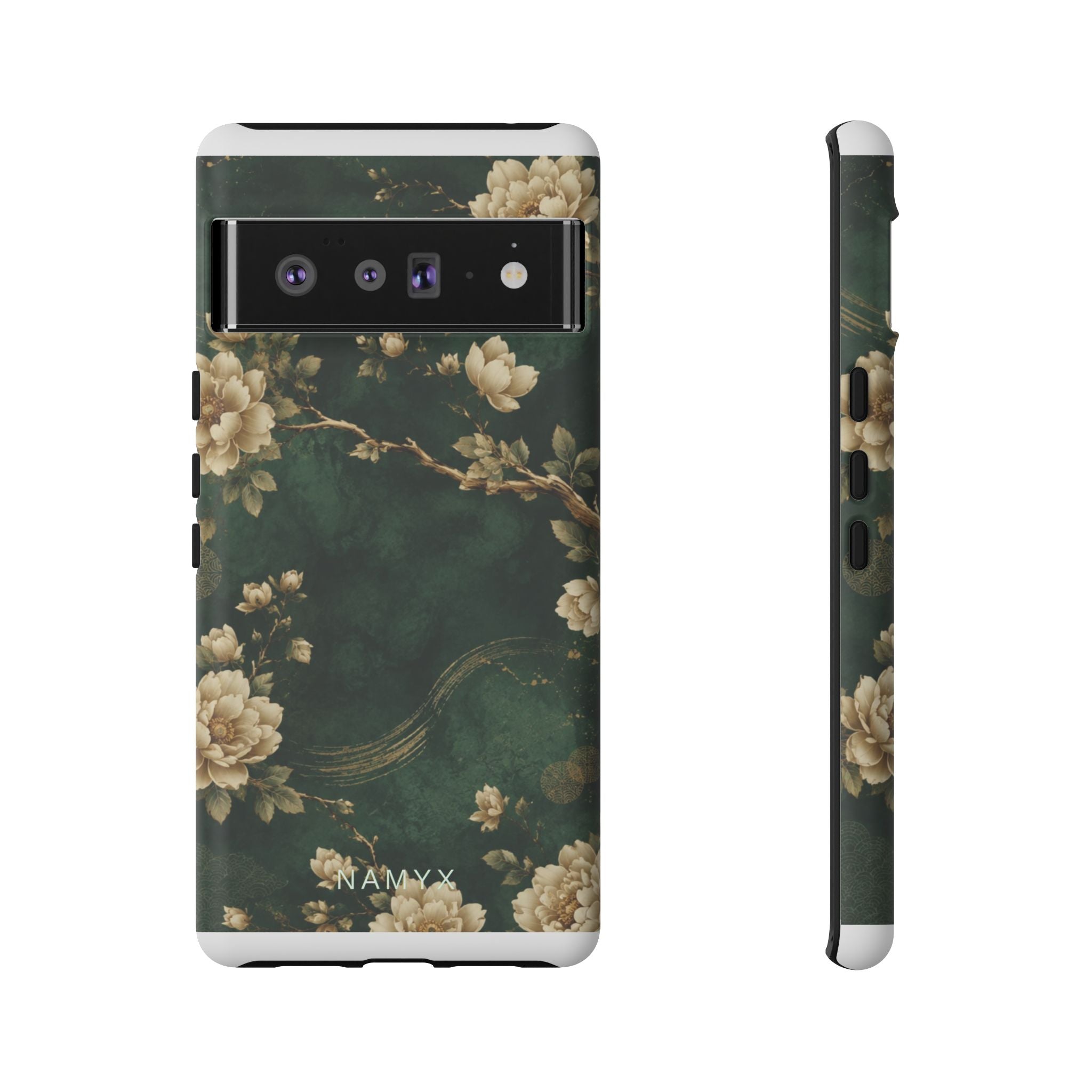Floral Jade Tough Phone Case