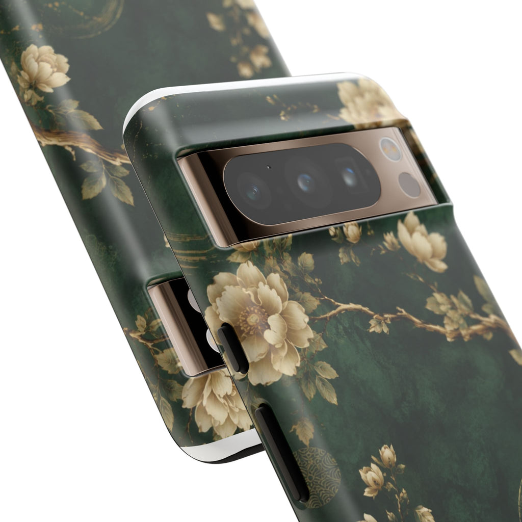 Floral Jade Tough Phone Case