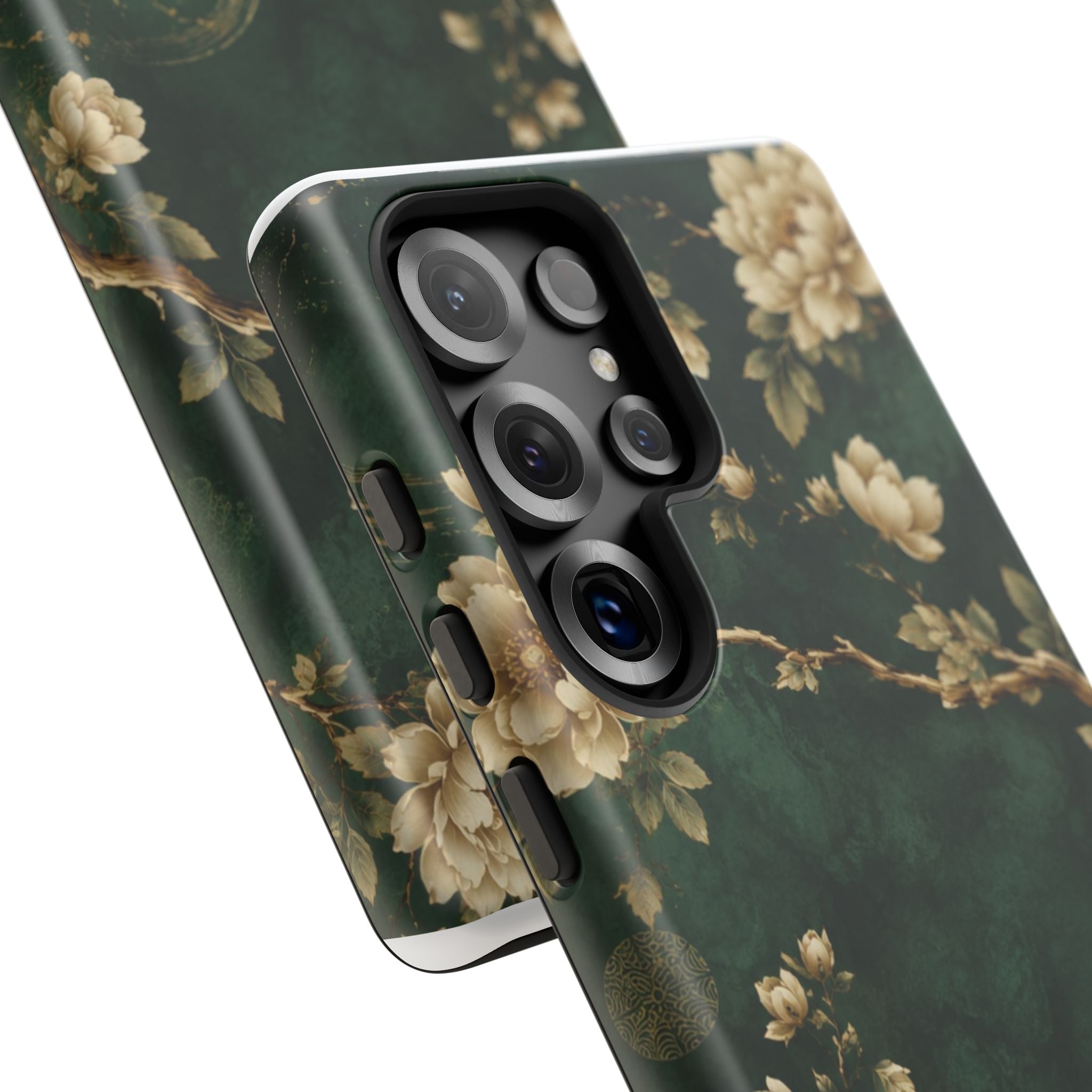 Floral Jade Tough Phone Case