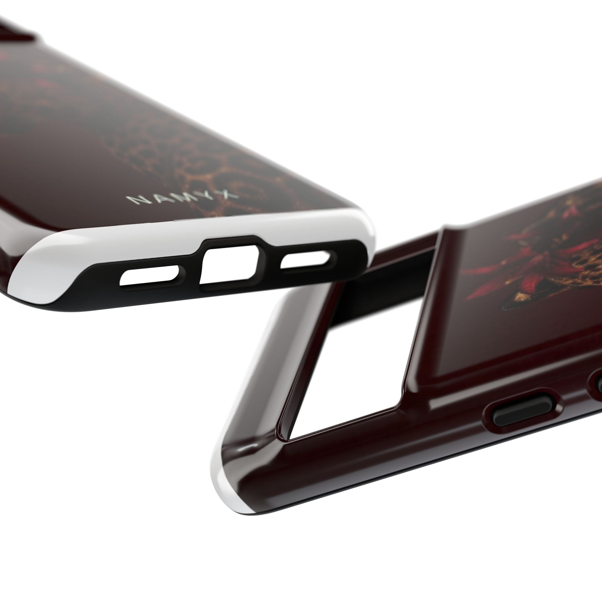 Leopard Floral Tough Phone Case