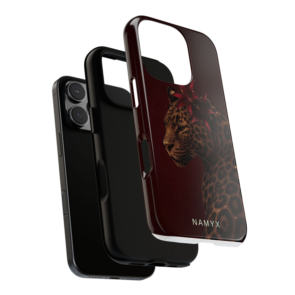 Leopard Floral Tough Phone Case