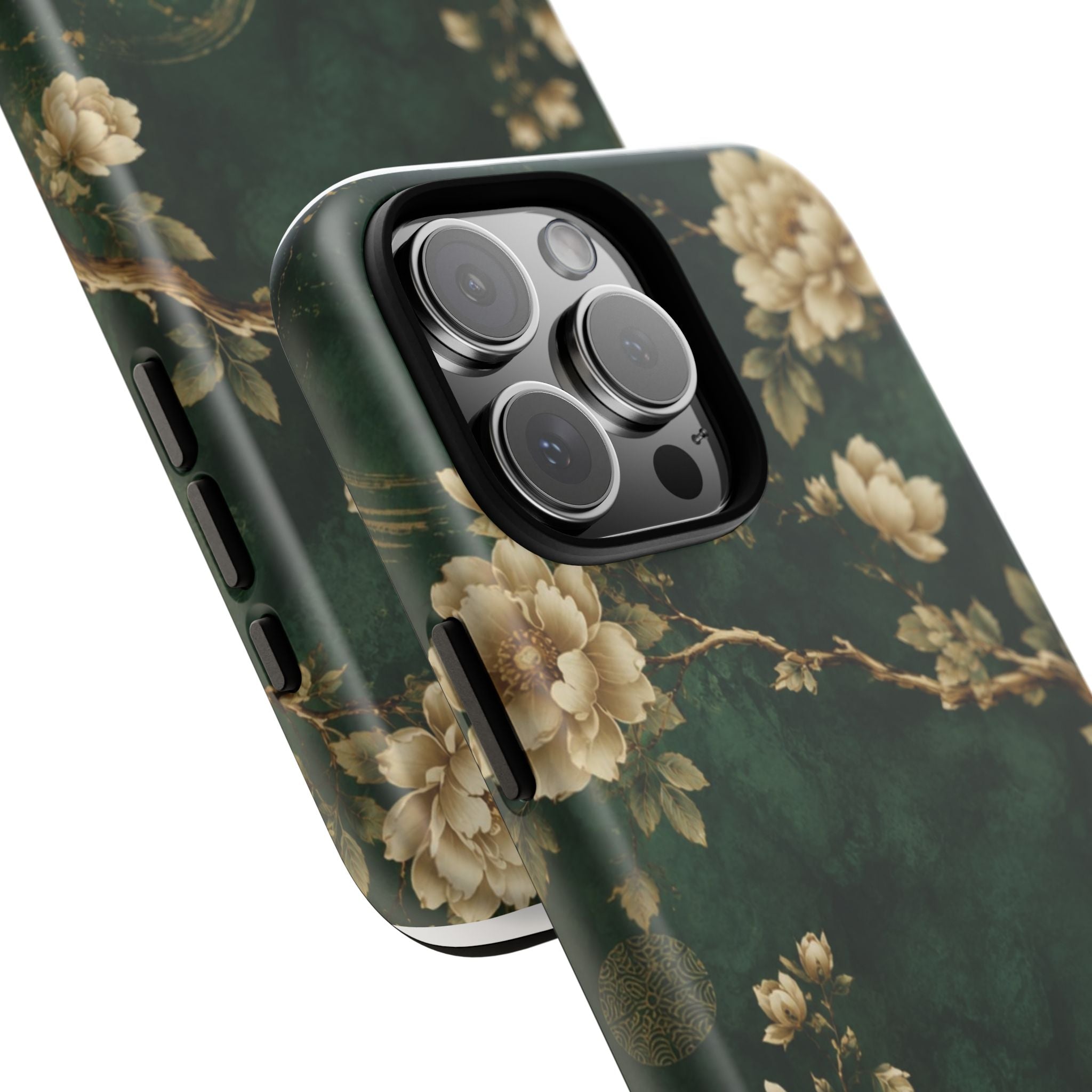Floral Jade Tough Phone Case