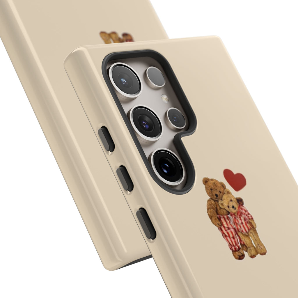 Teddy Heart Phone Case — Cute Vintage Plush Bear Protective iPhone Case