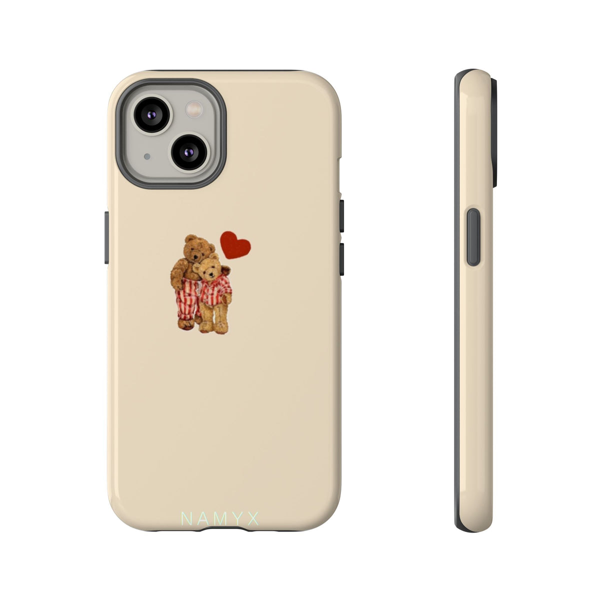 Teddy Heart Phone Case — Cute Vintage Plush Bear Protective iPhone Case