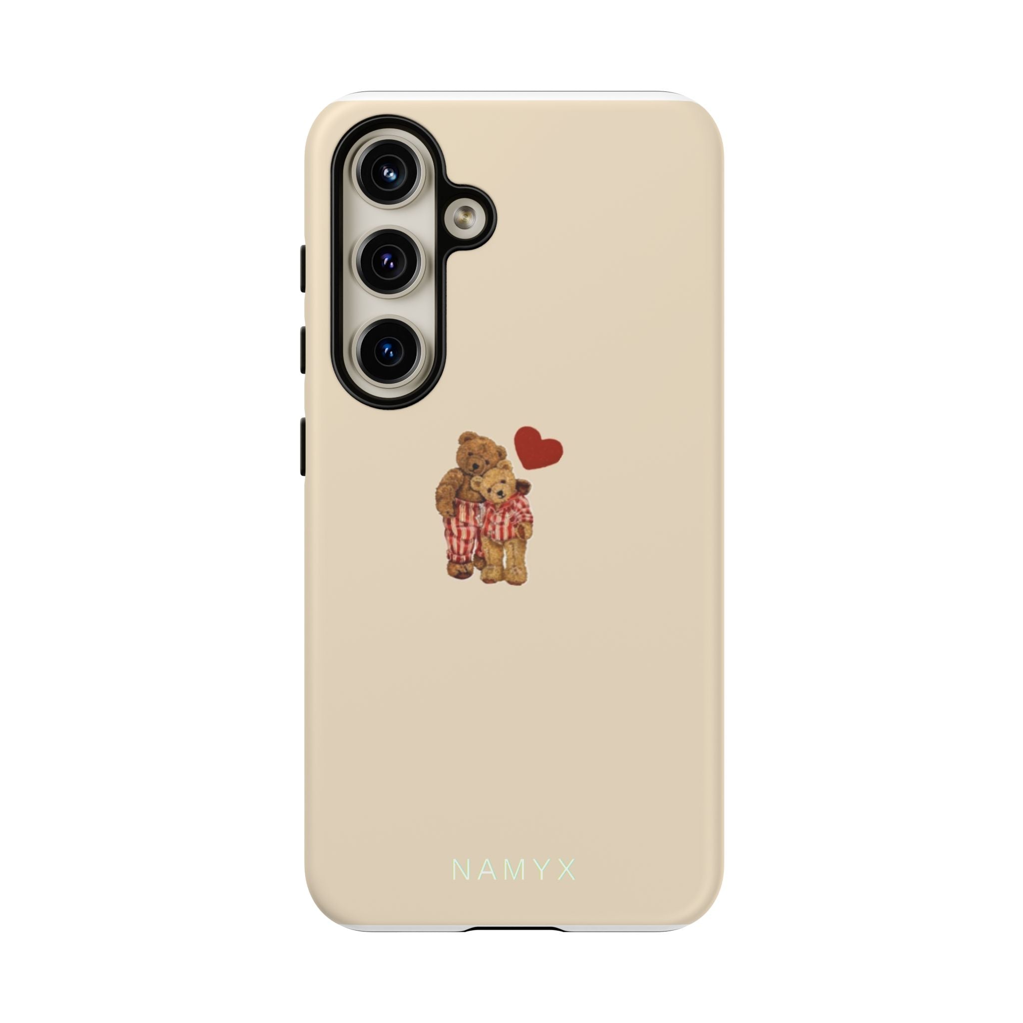 Teddy Heart Phone Case — Cute Vintage Plush Bear Protective iPhone Case