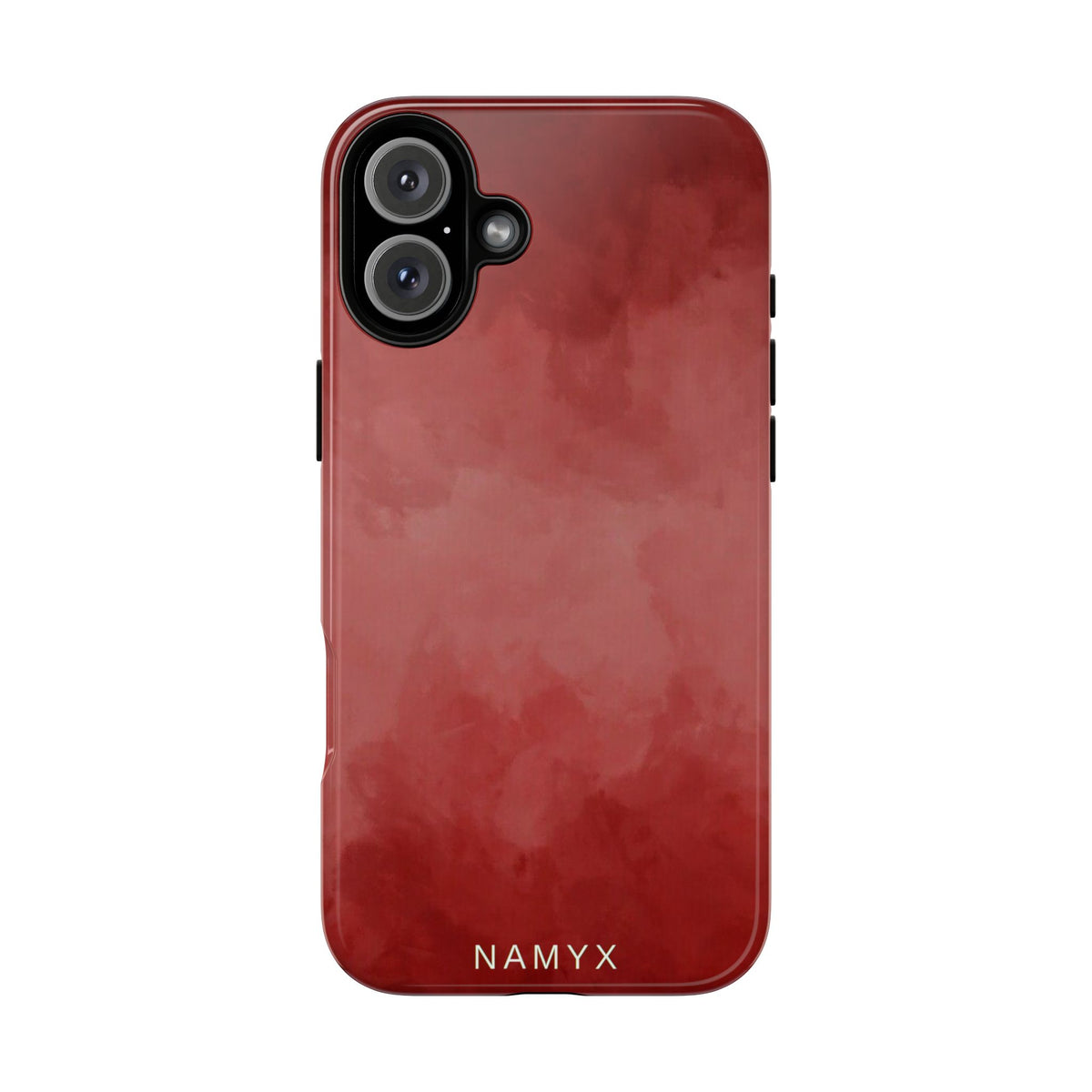 Red Watercolor Tough Phone Case — Durable Protective iPhone Cover